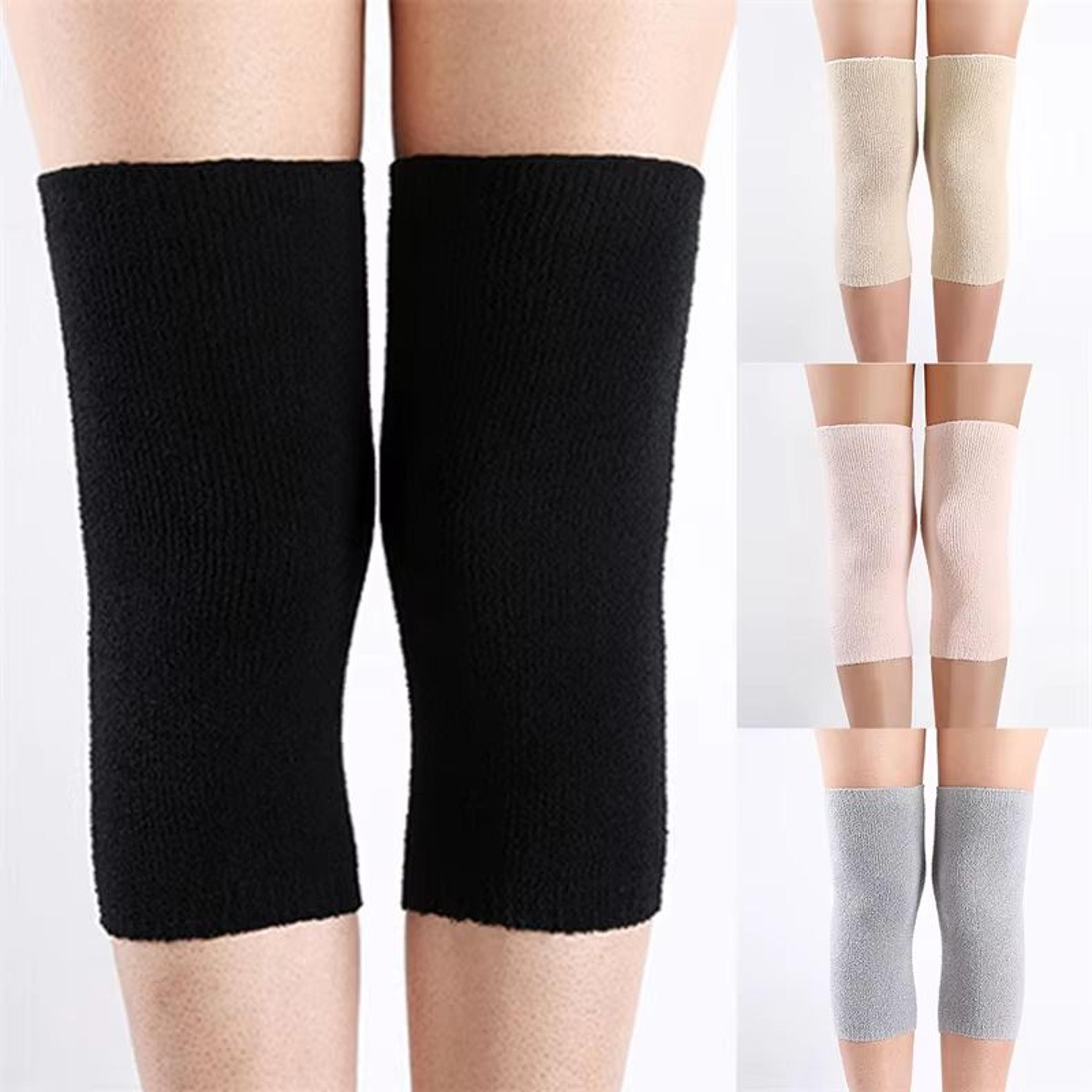 Winter Warm Knee Pads Bamboo Charcoal Compression Support For Joint Pain Relief 3