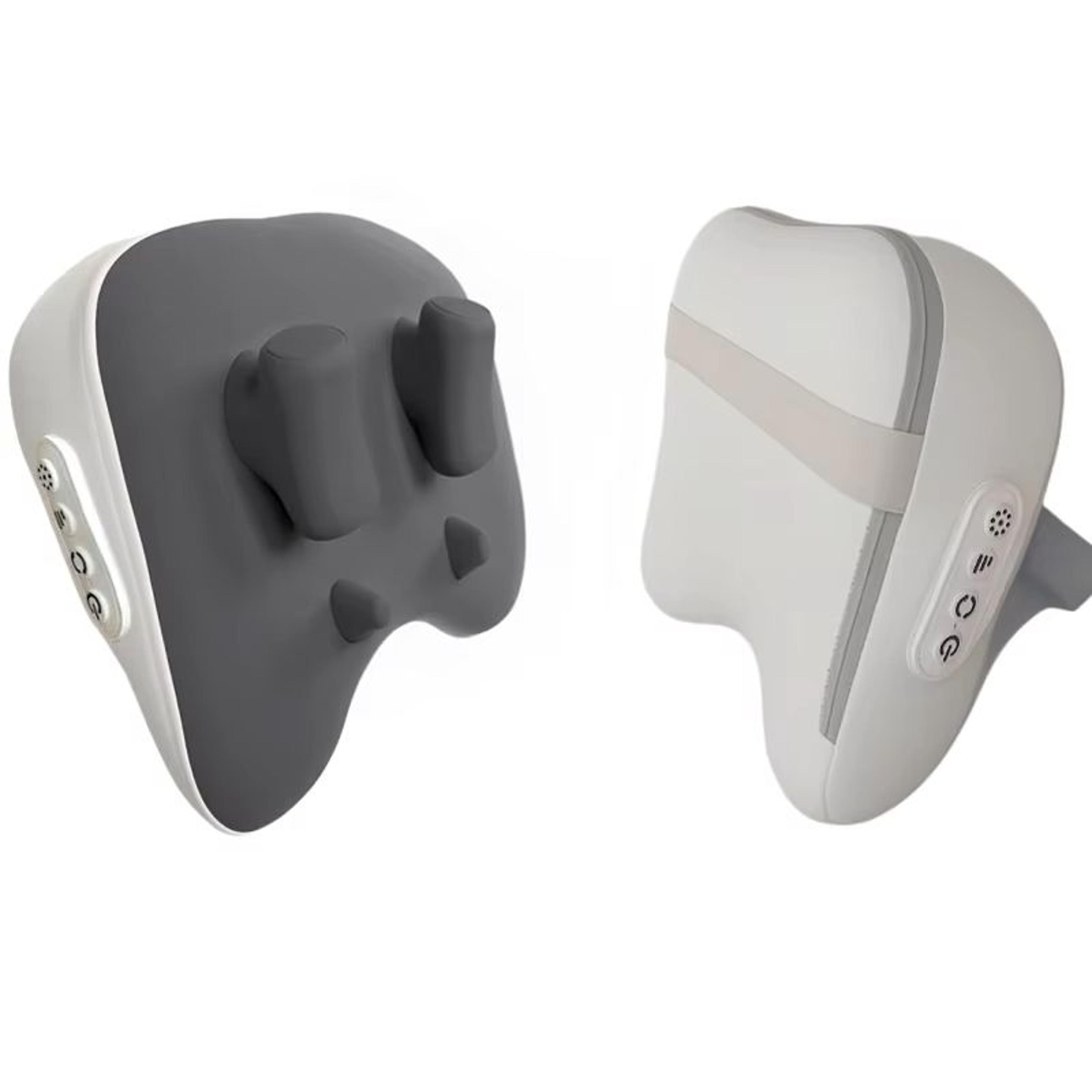 Wireless Trapezius Massage Pillow  Rechargeable Shiatsu Massager With Heat For Neck Waist Back And  5