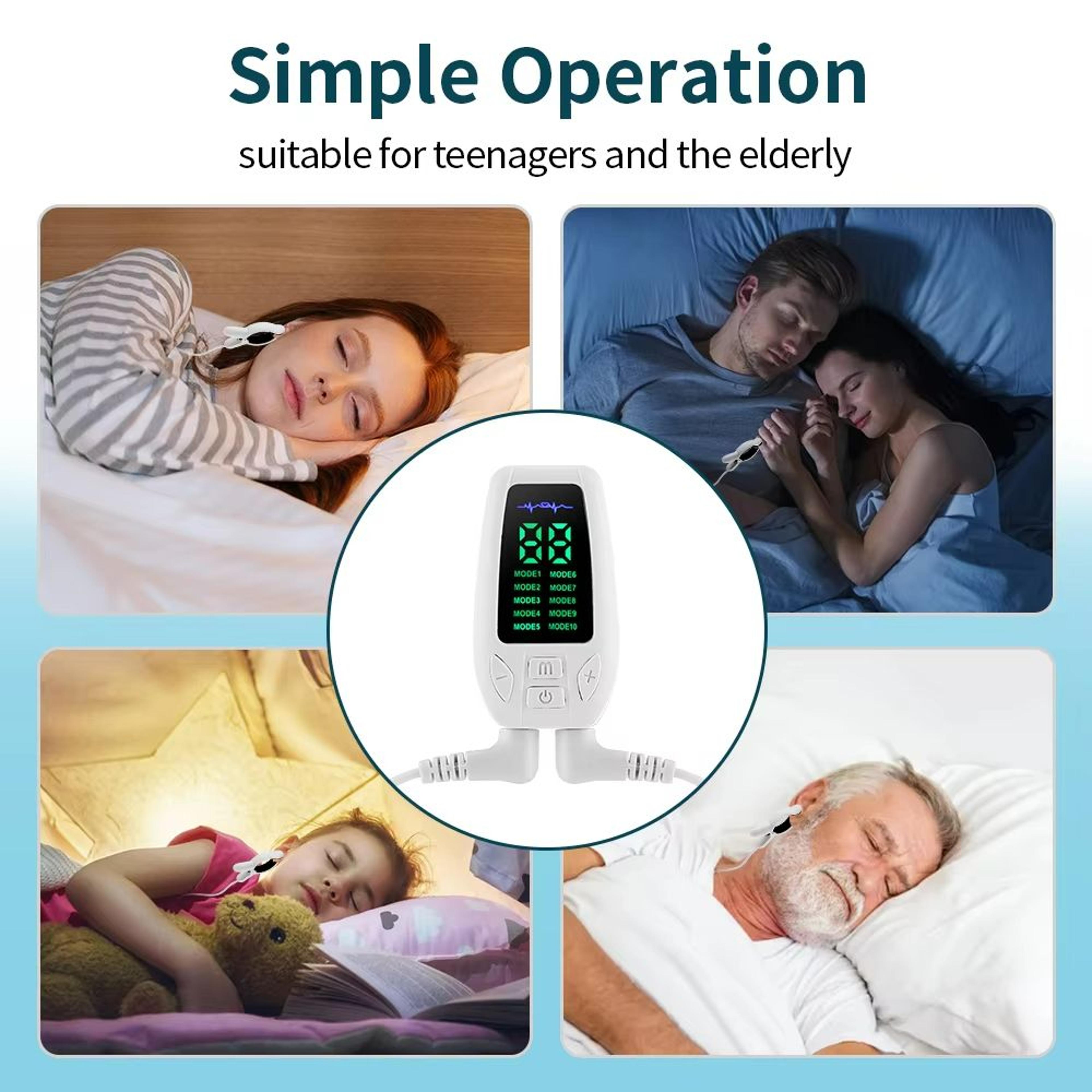 VEVOR 10Mode Microcurrent CES Sleep Aid Device  DrugFree Insomnia Relief 5