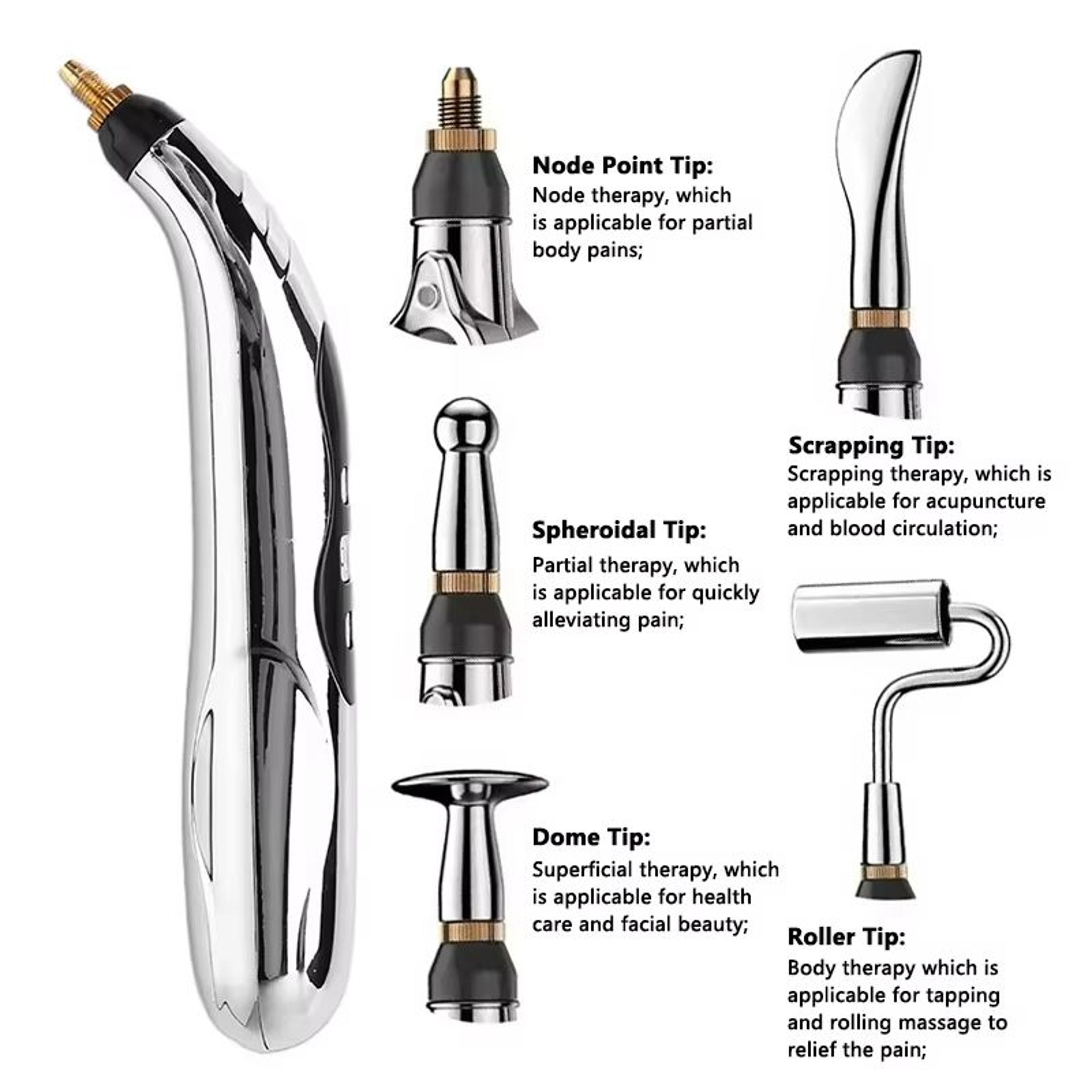 meridian energy acupuncture pen – electric pulse therapy for muscle relaxation & pain relief