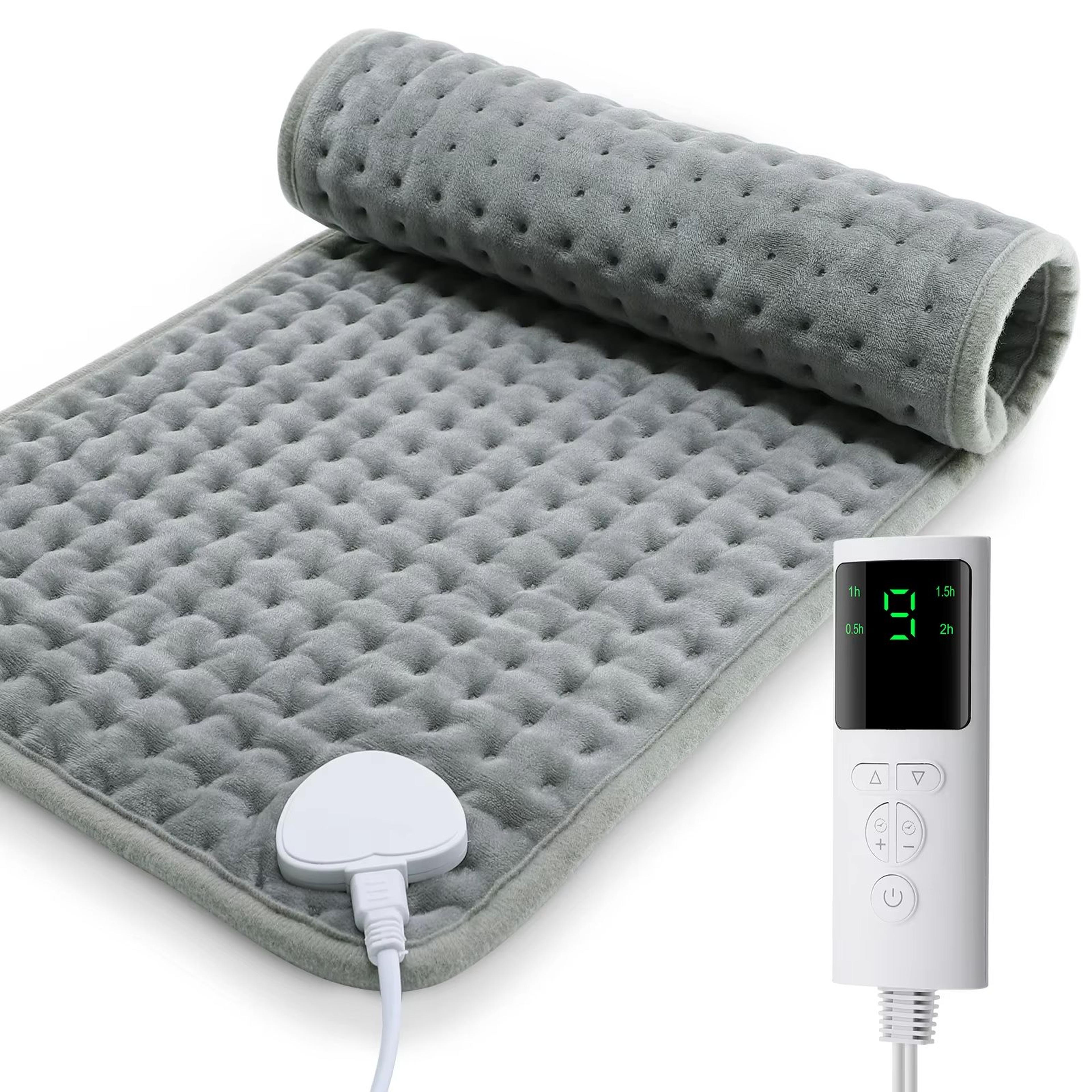 electric heating blanket pad – 22.83x11.42inch portable heated mat for bed, sofa & home winter warmth