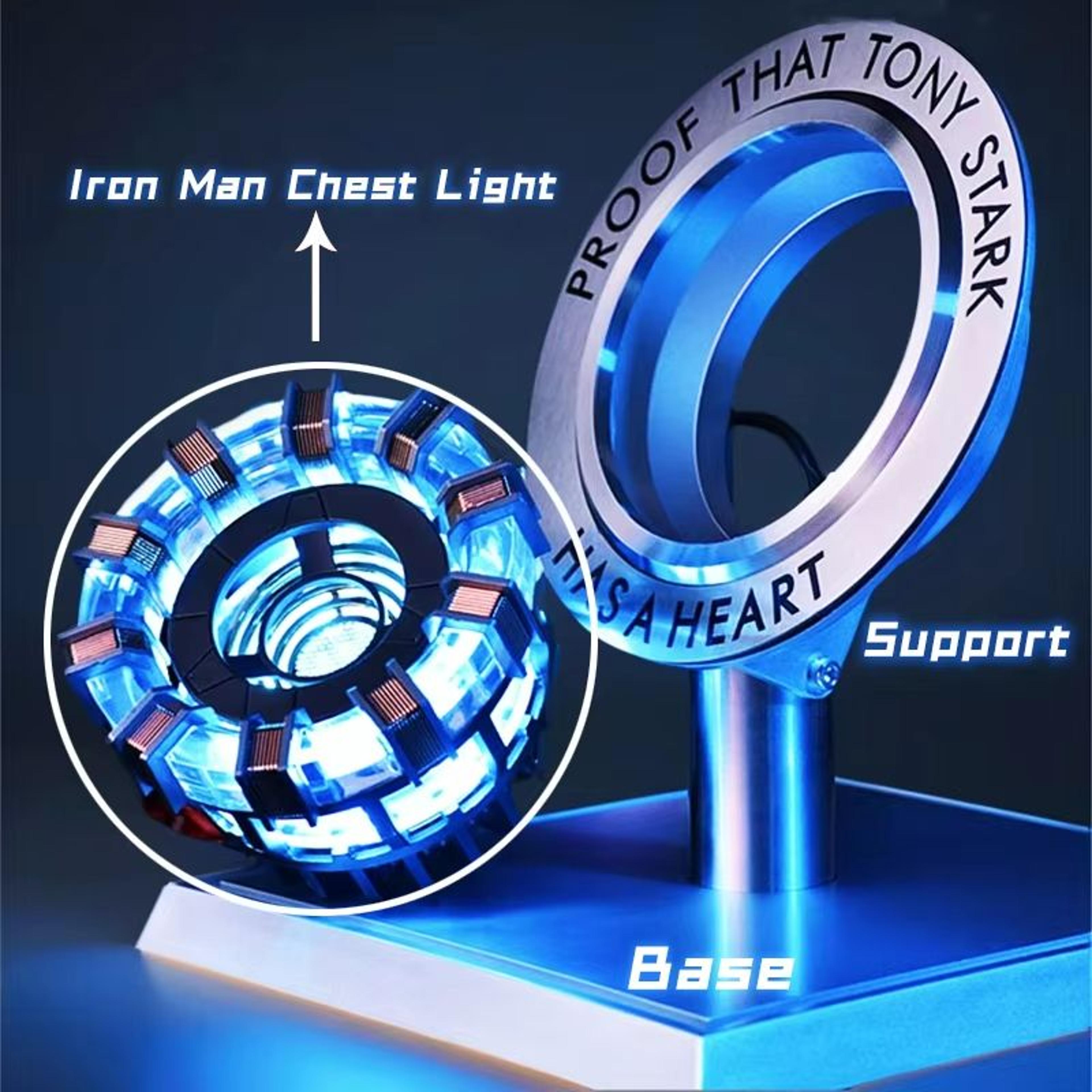 Stark MK1 Arc Reactor LED Lamp  Metal Alloy USB Light With Voice Control Collectible Gift For Fans 3