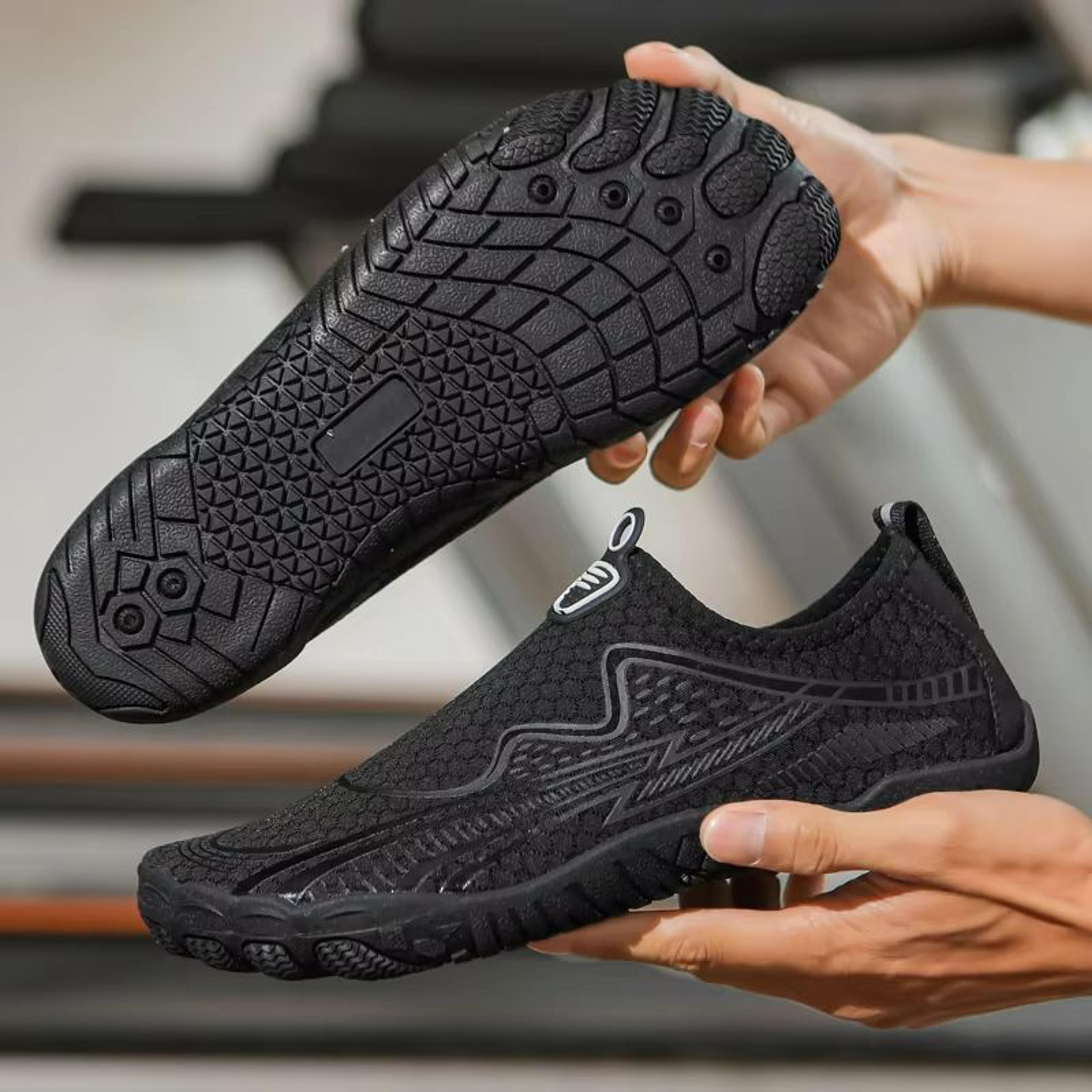 wavestride quick-dry five finger water shoes – unisex aqua sandals for beach & outdoor sports