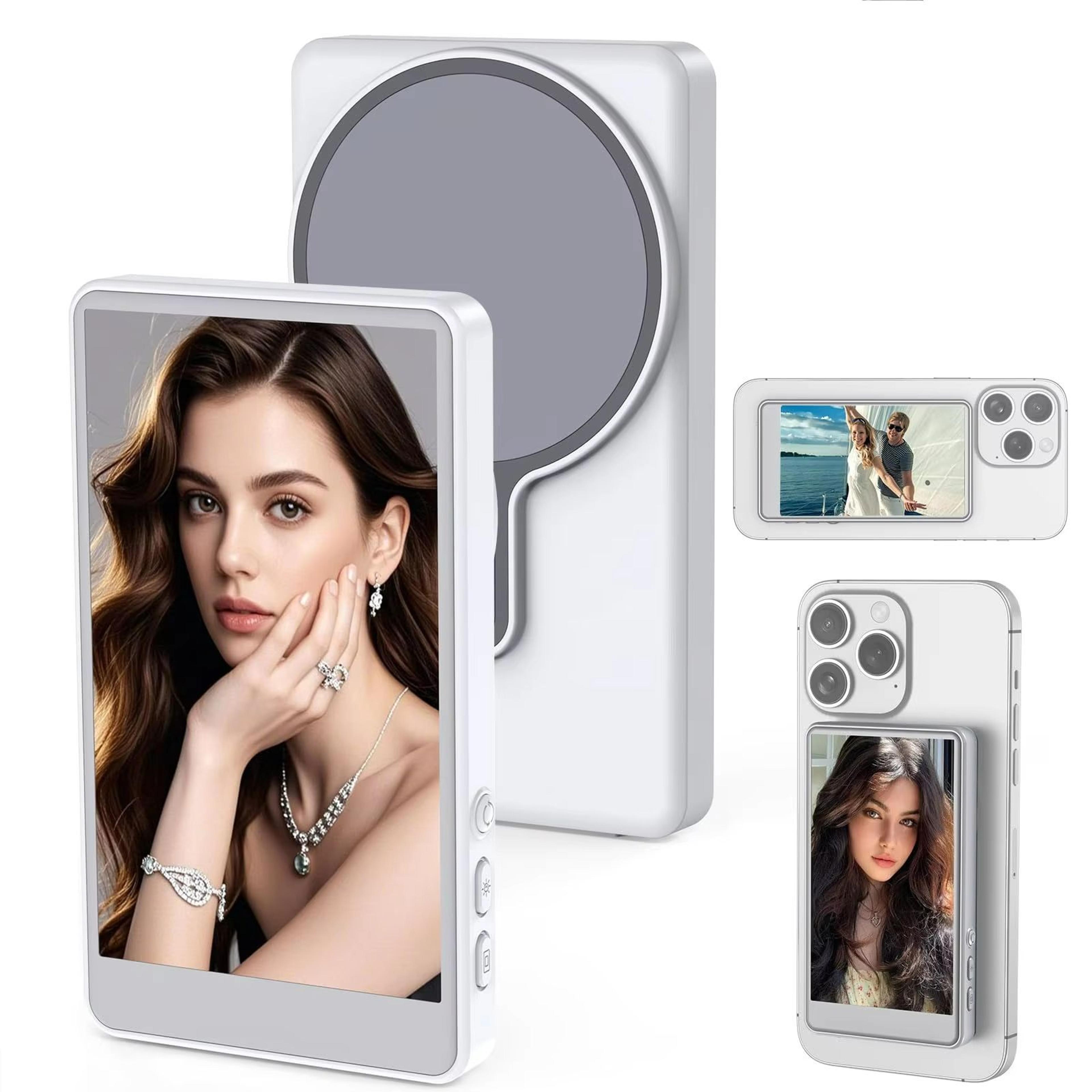 Magnetic Phone Selfie Monitor  Rear Camera Screen For IPhone  Android Vlogging Live Streaming And P 7