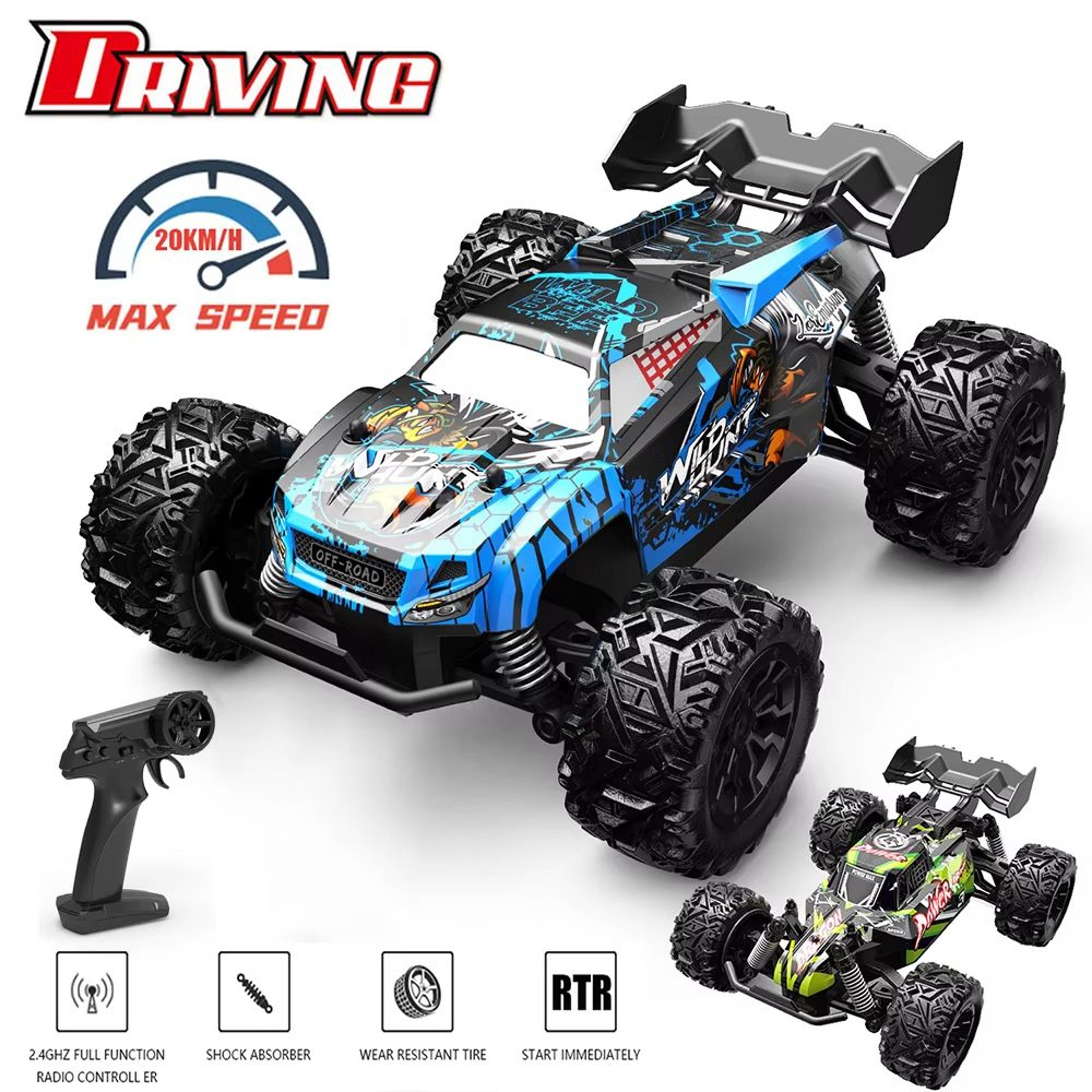 1 20 off road rc car high speed 2.4ghz remote control truck