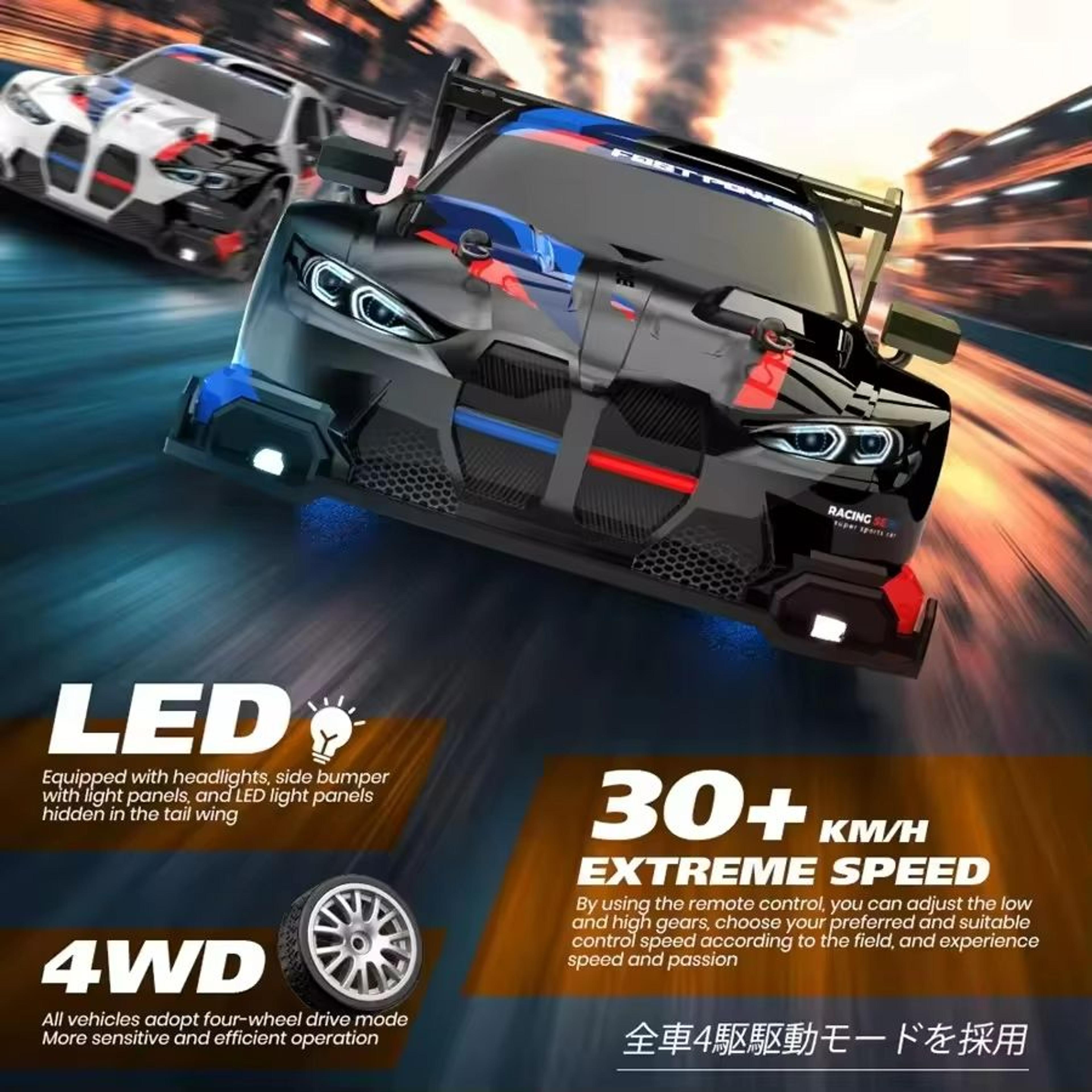 4WD RC Drift Car  HighSpeed Remote Control Racing Car With GTRPROAE86PRO Design 2