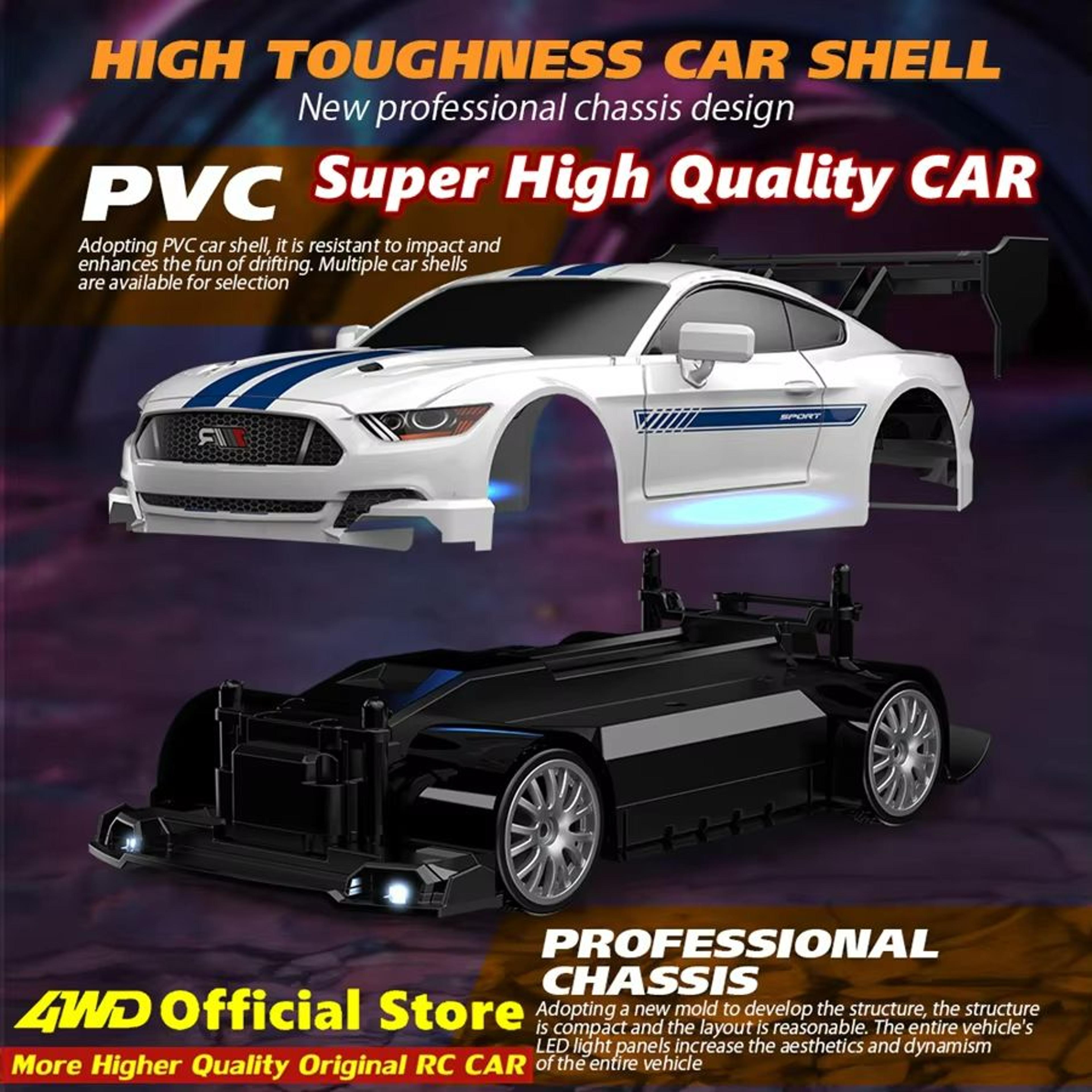 4WD RC Drift Car  HighSpeed Remote Control Racing Car With GTRPROAE86PRO Design 4