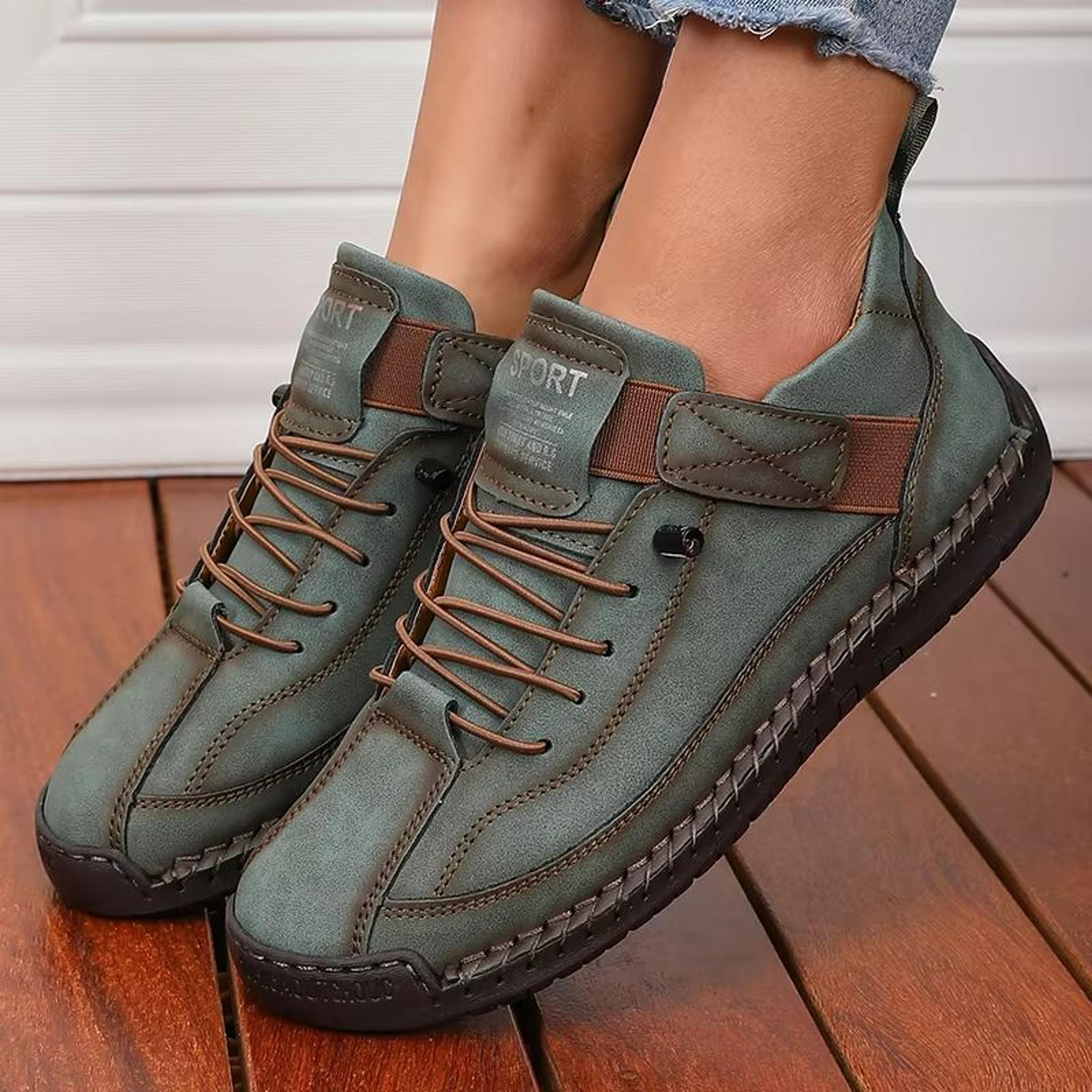 Womens MidTop Boots  Retro British Style AntiSlip Workwear Shoes With Fashionable Design 10
