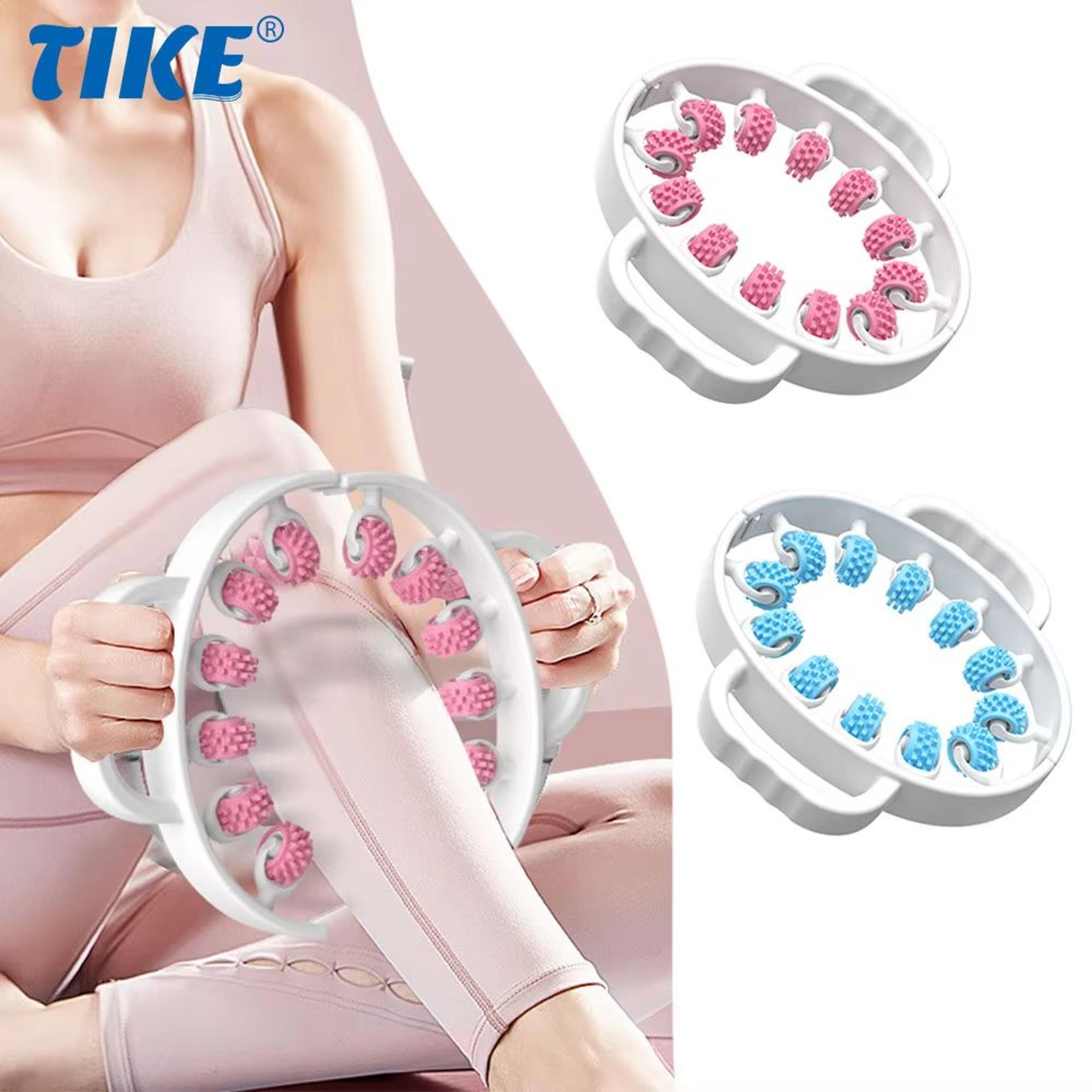12-wheel leg massager – multi-functional manual massage roller for legs, arms, and muscle relaxation