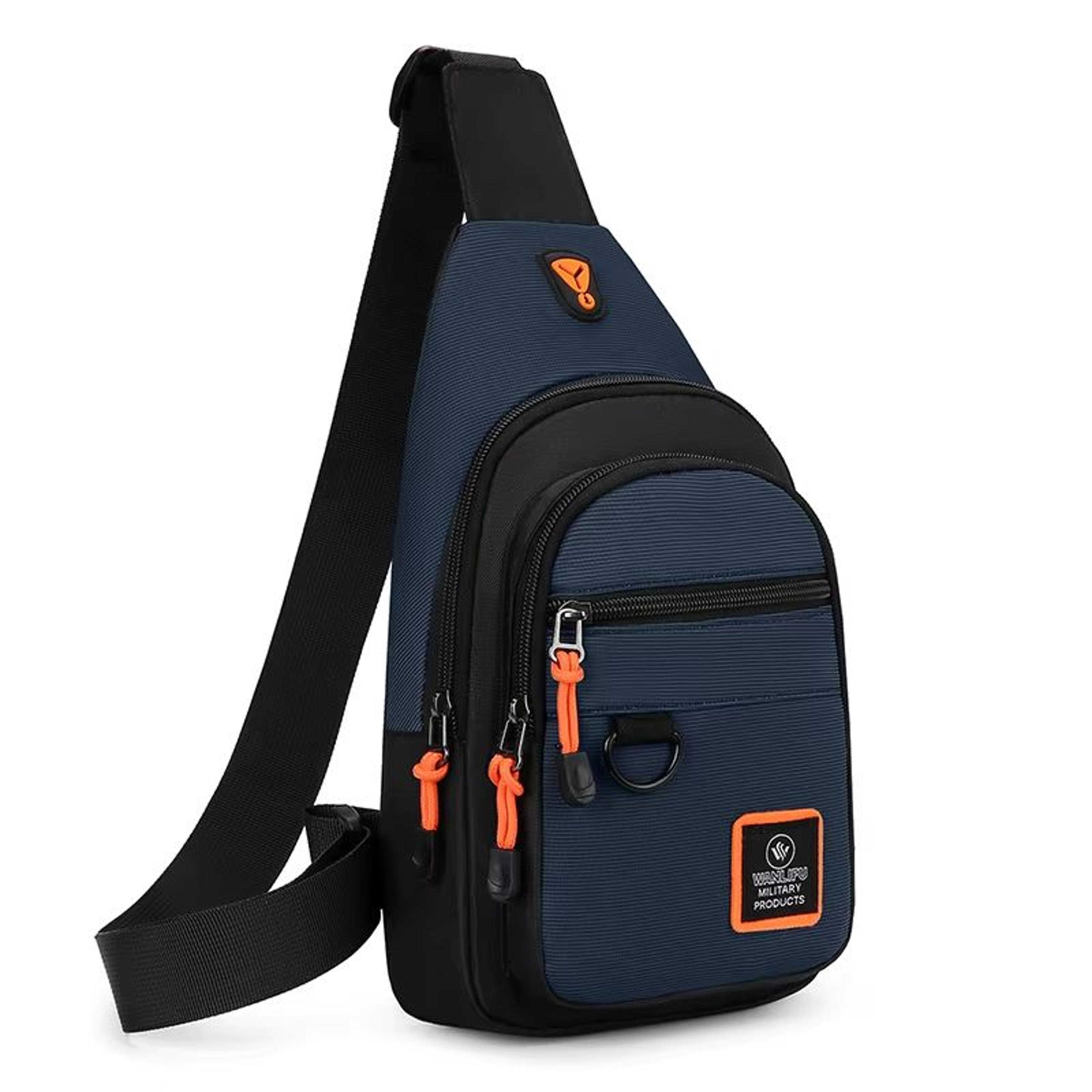 Mens Waterproof Crossbody Bag  Outdoor Hiking Cycling  Travel Chest Shoulder Backpack 8