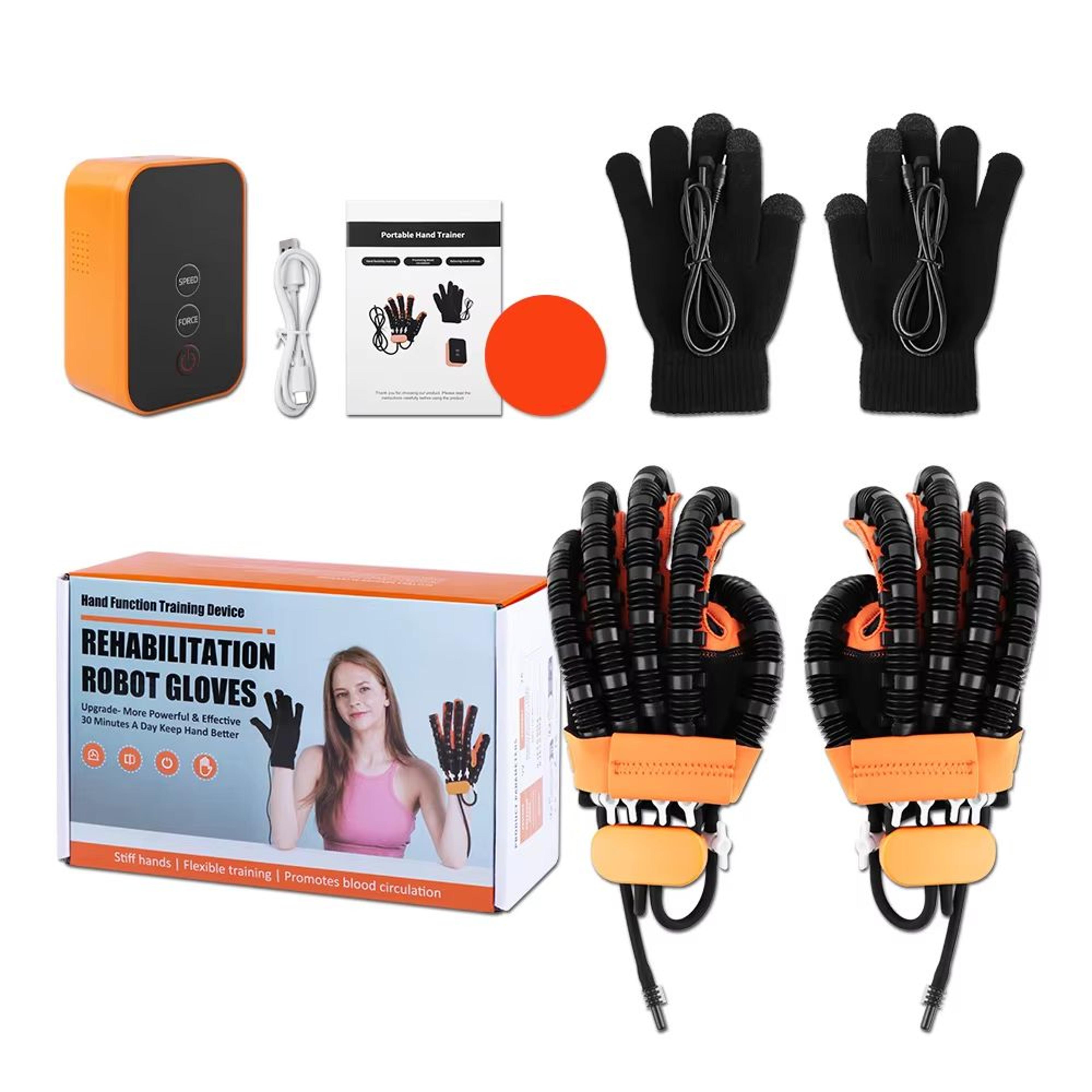 Smart Rehabilitation Robot Gloves For Stroke Recovery Hand Therapy  Finger Massage 11