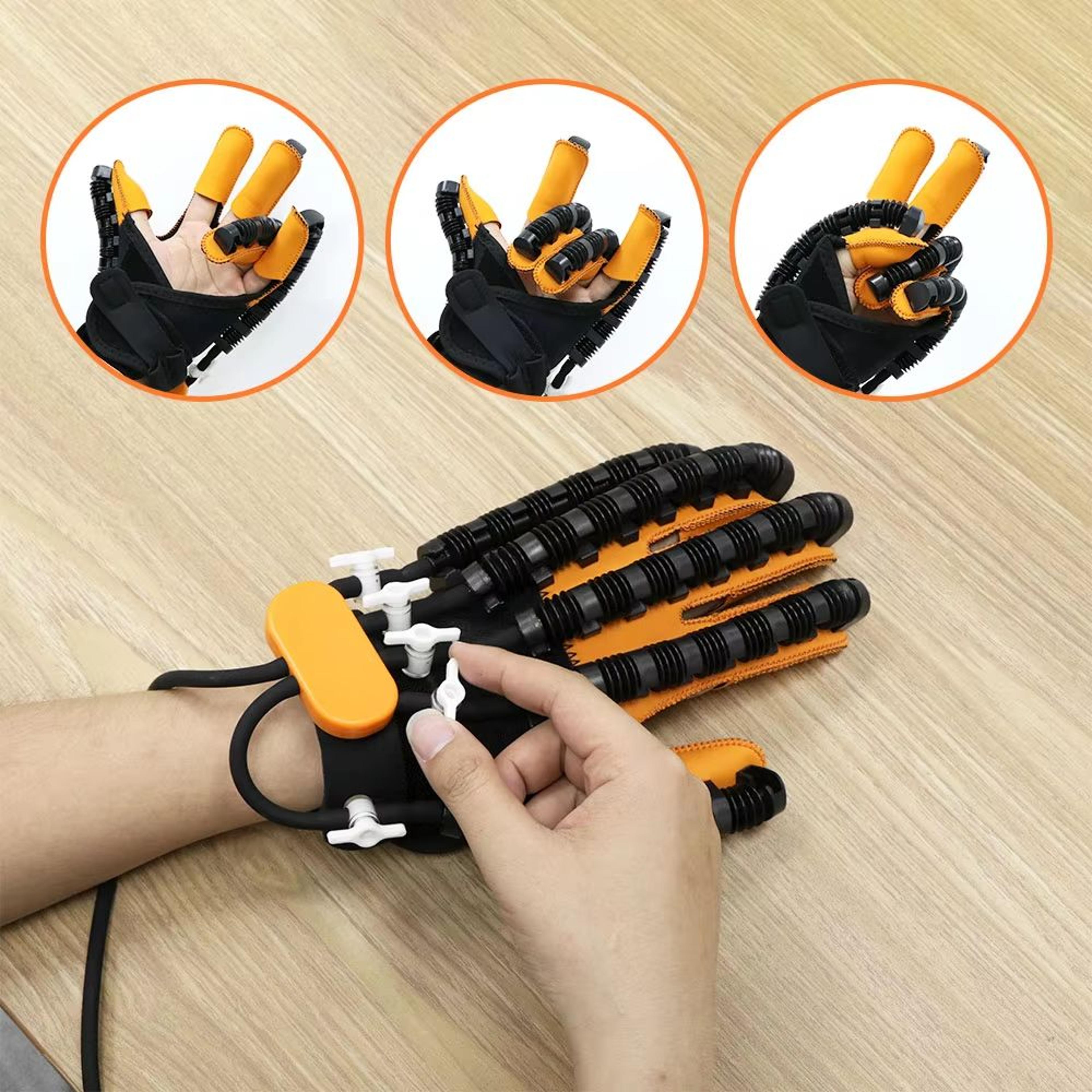 Smart Rehabilitation Robot Gloves For Stroke Recovery Hand Therapy  Finger Massage 13