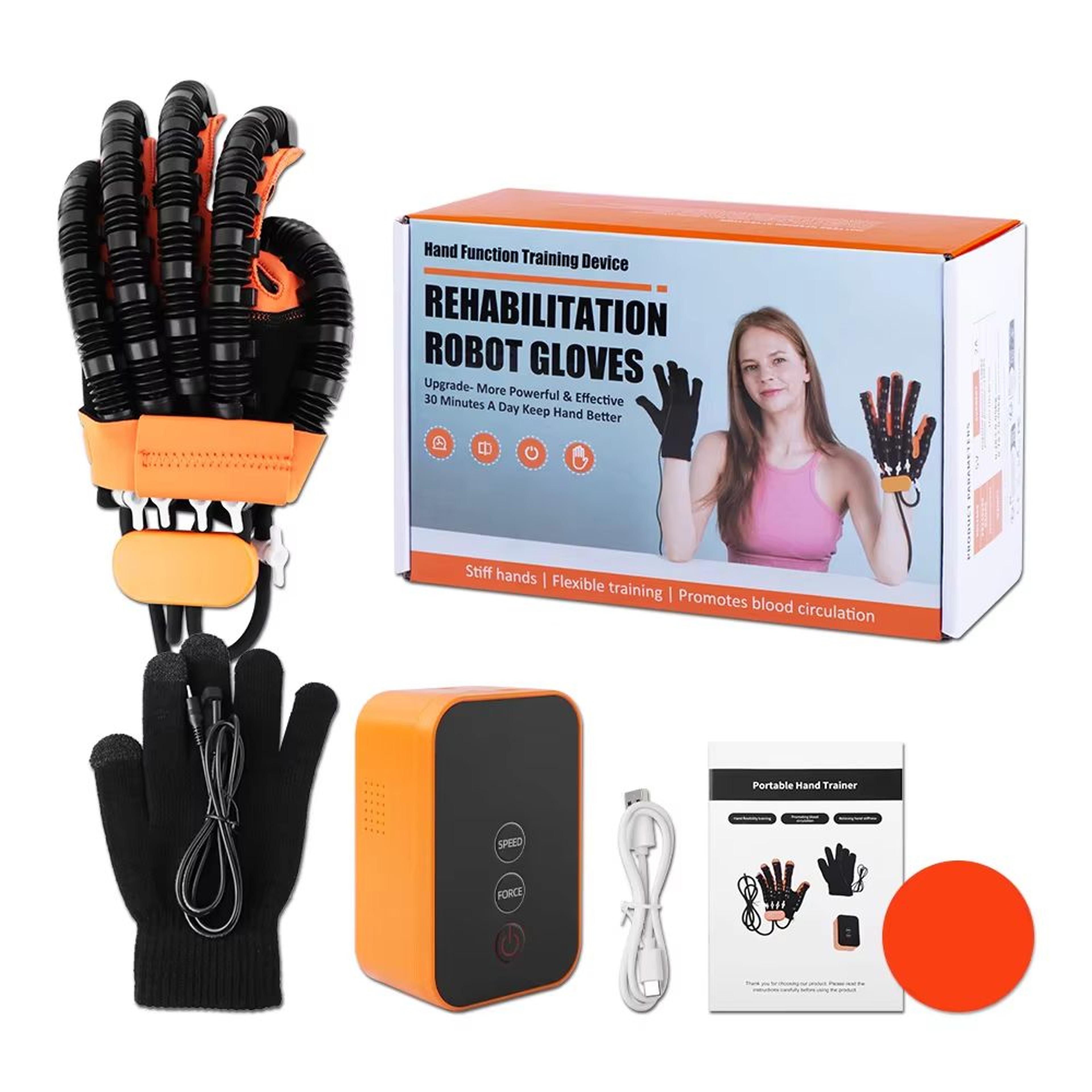 Smart Rehabilitation Robot Gloves For Stroke Recovery Hand Therapy  Finger Massage 18