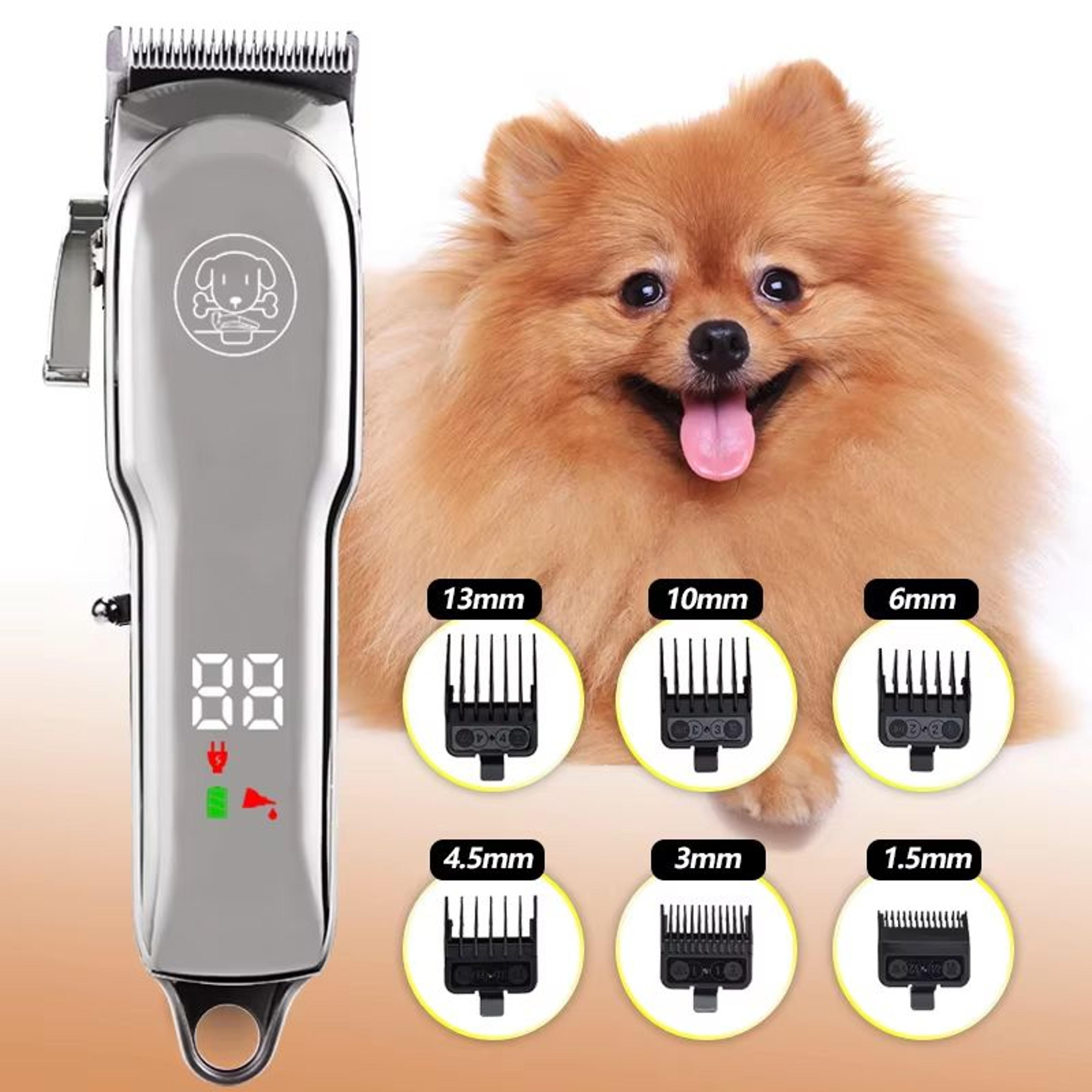 professional pet grooming clipper – quiet dog hair trimmer and cat shaver with complete grooming kit