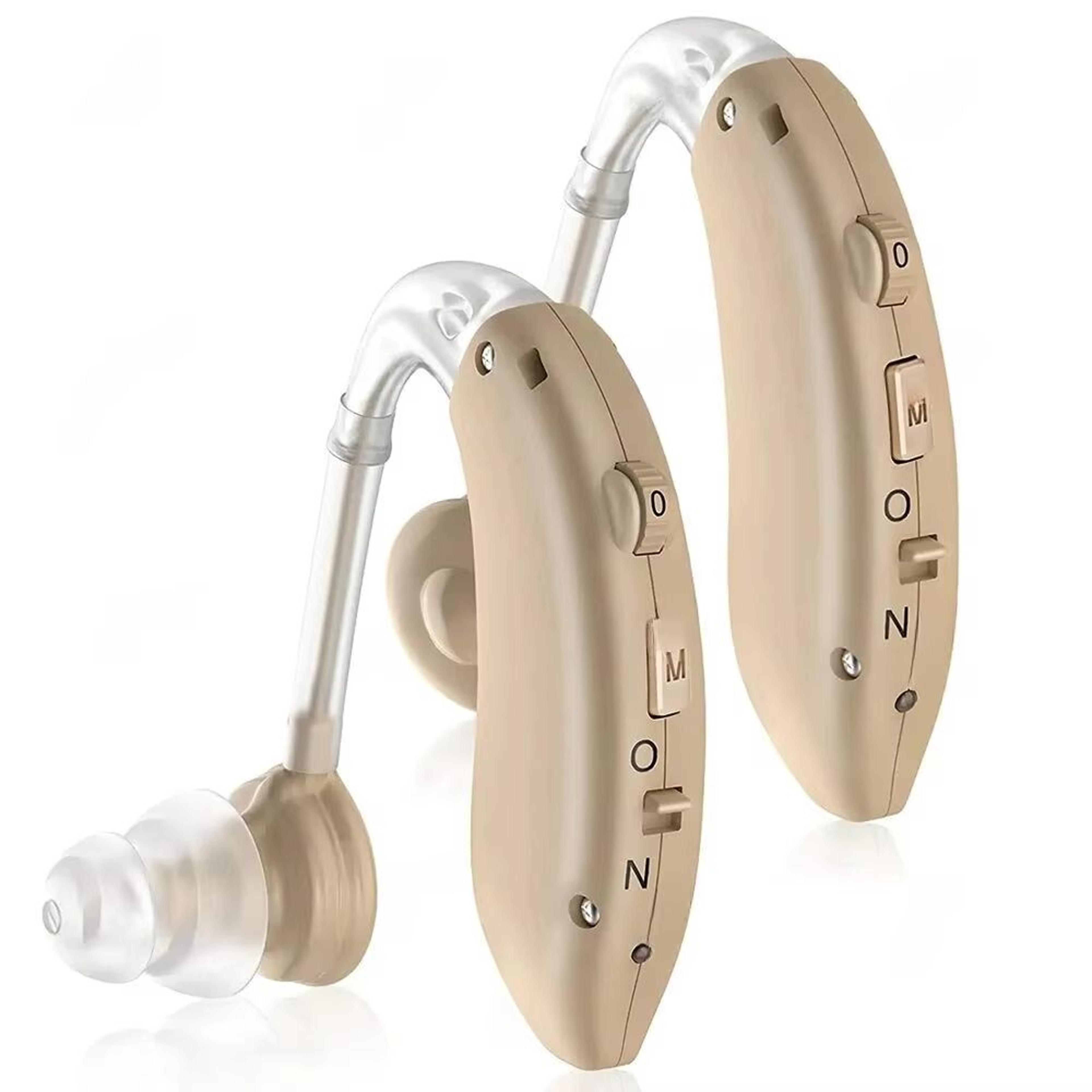 mini rechargeable hearing aids – adjustable tone digital sound amplifier for elderly & hearing support