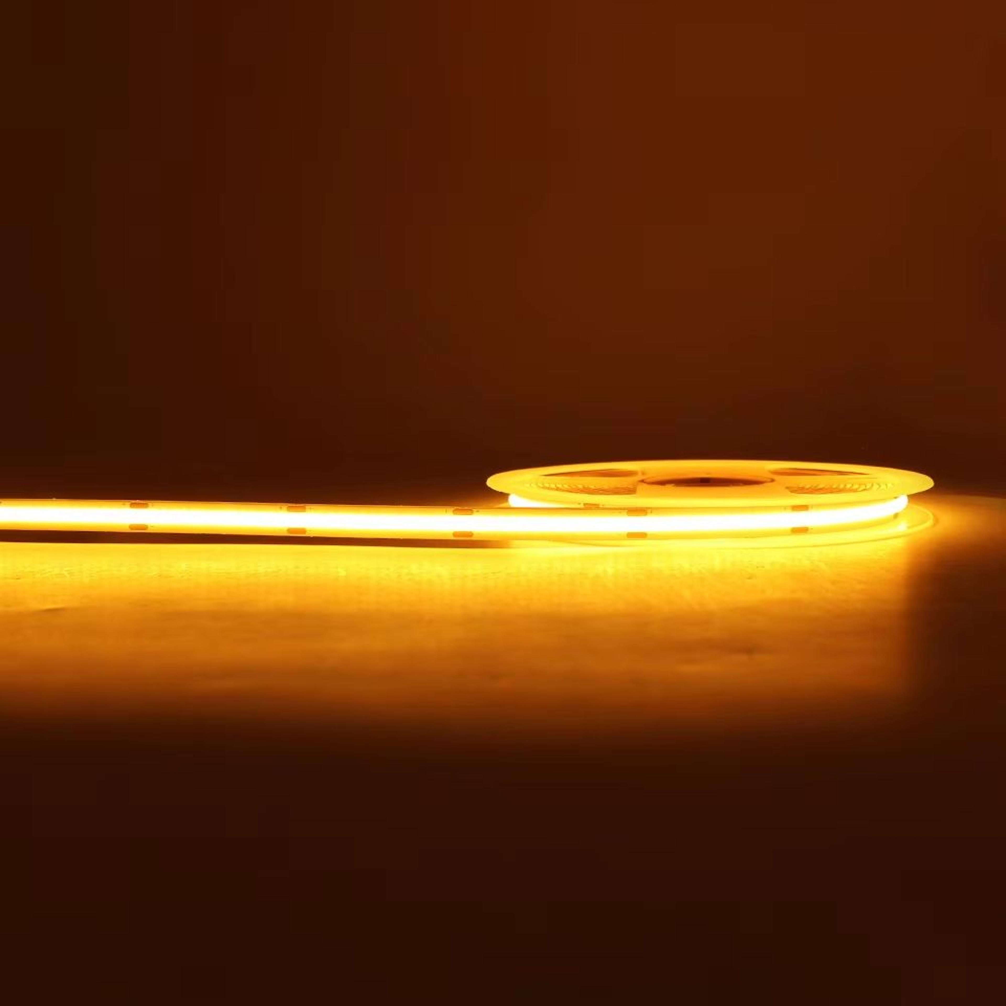 Flexible COB LED Strip Light 12V24V  High Brightness Dotless Tape Lighting For Home Auto And DIY De 14