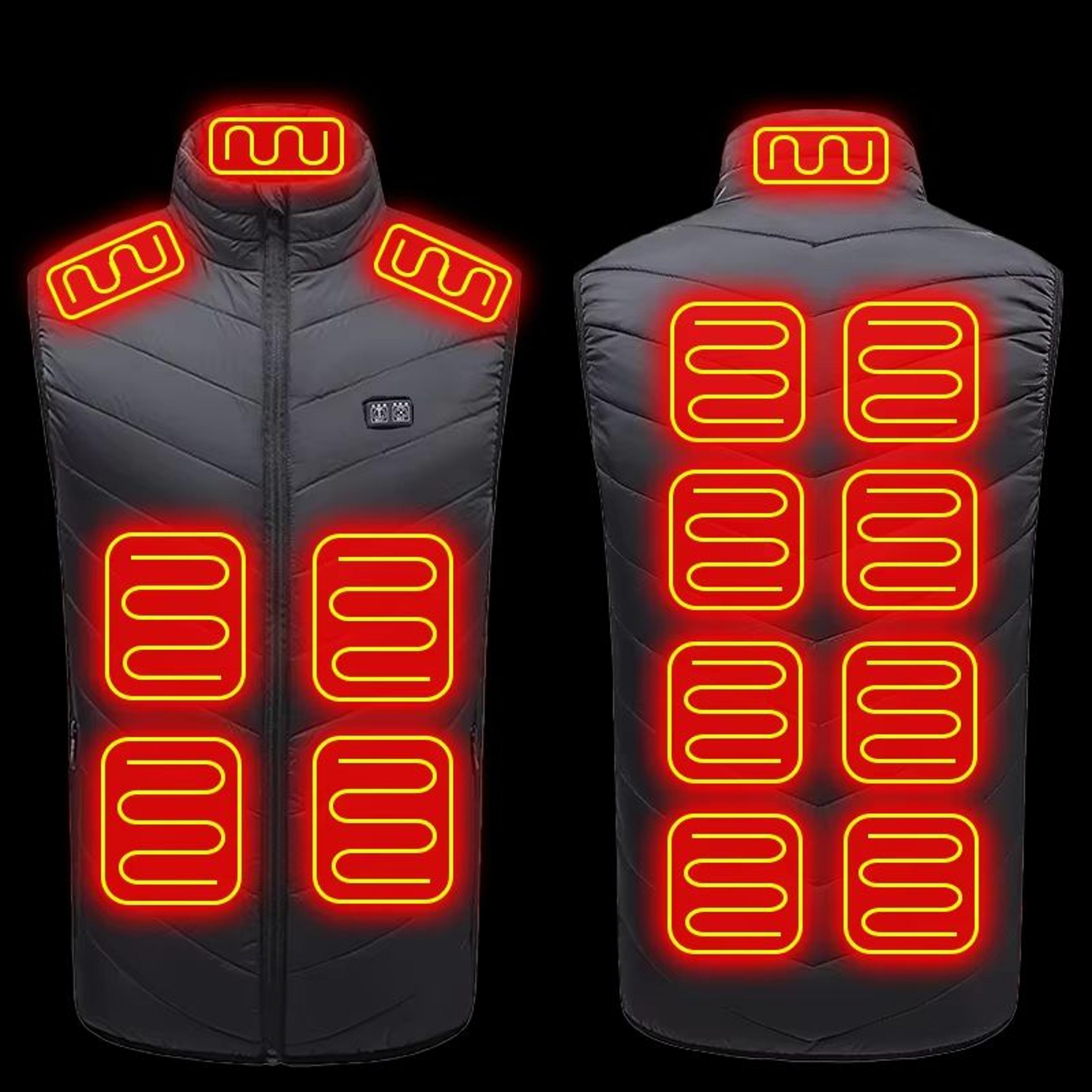ThermaCore 21Zone Heated Vest  USB Electric Heated Jacket With Graphene Technology For Men  Women 8