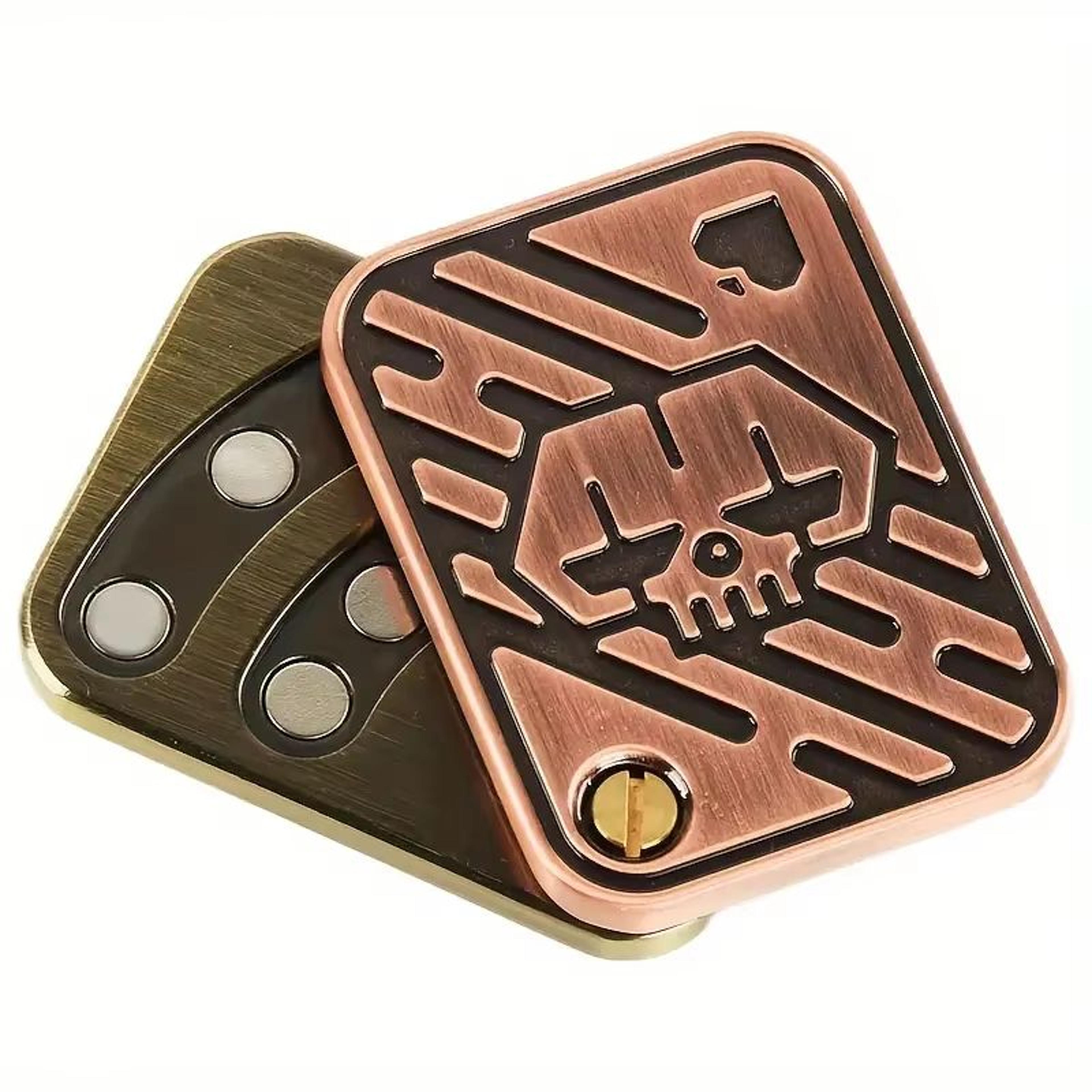 Skull Edge Magnetic PushSlider  Premium EDC StressRelief Toy For Adults 7