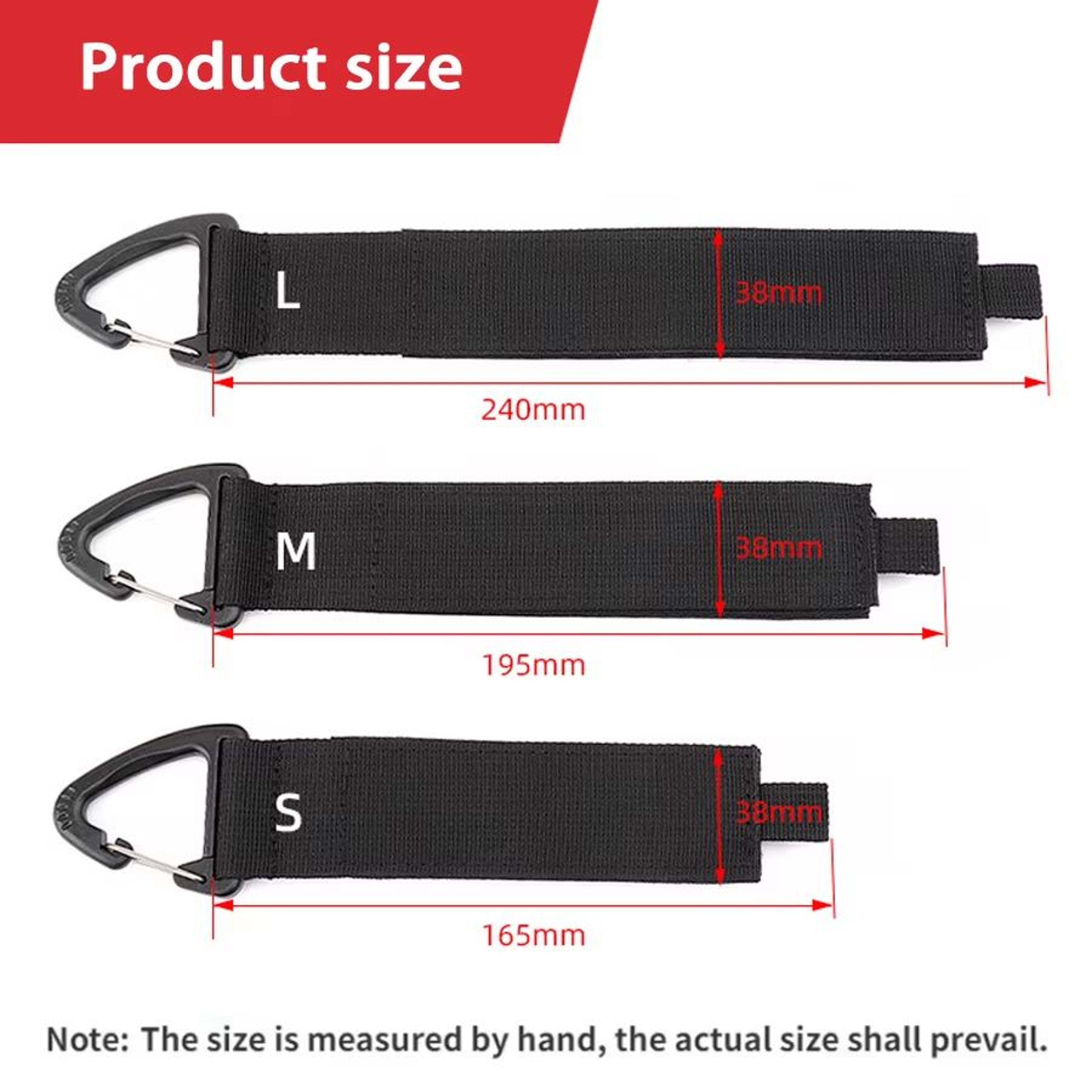 ProTidy HeavyDuty Nylon Cord Organizer Straps  TriangleBuckle Cable  Hose Management Belts Pack 4