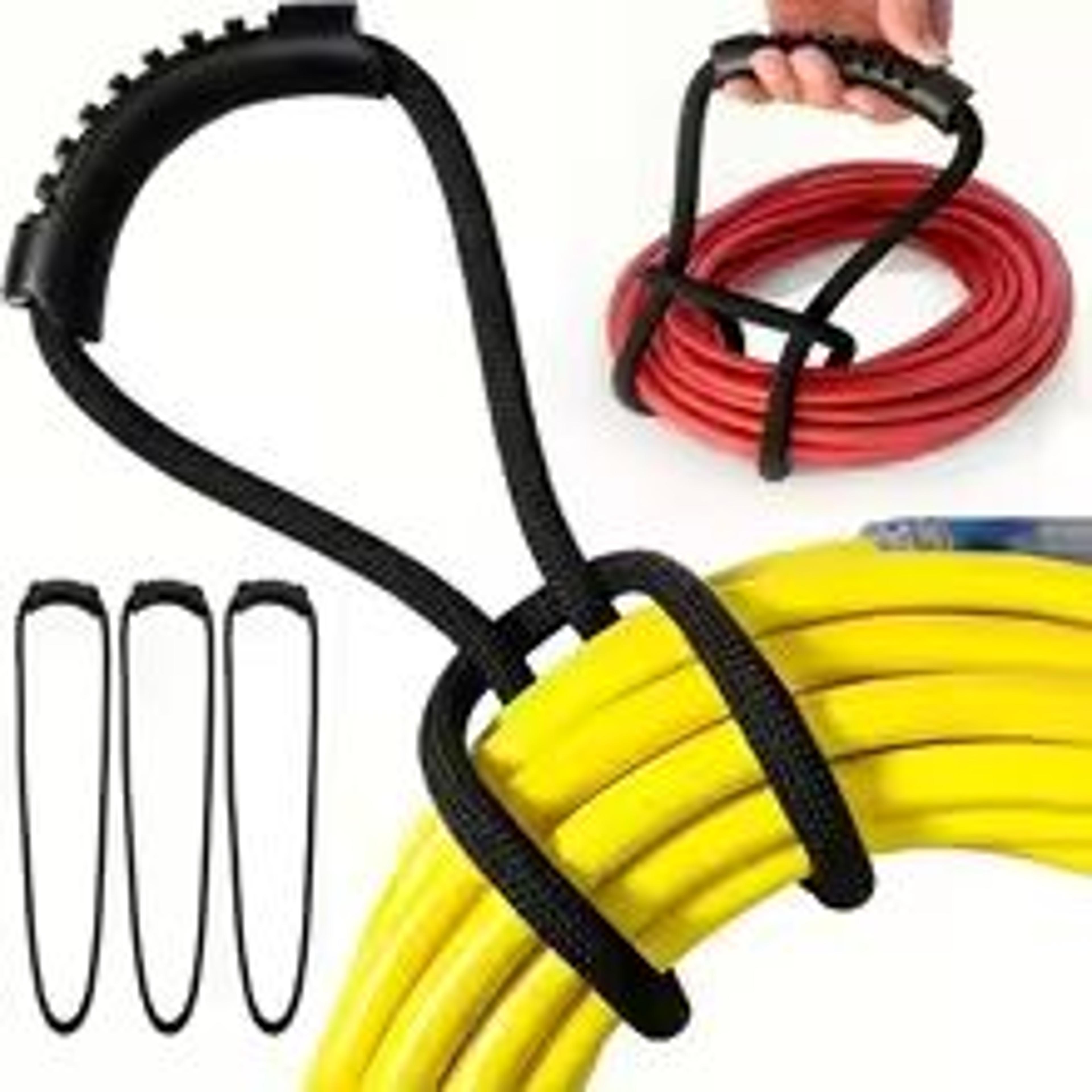 handlehang multi-use storage strap with handle – for extension cords, hoses & space-saving organization