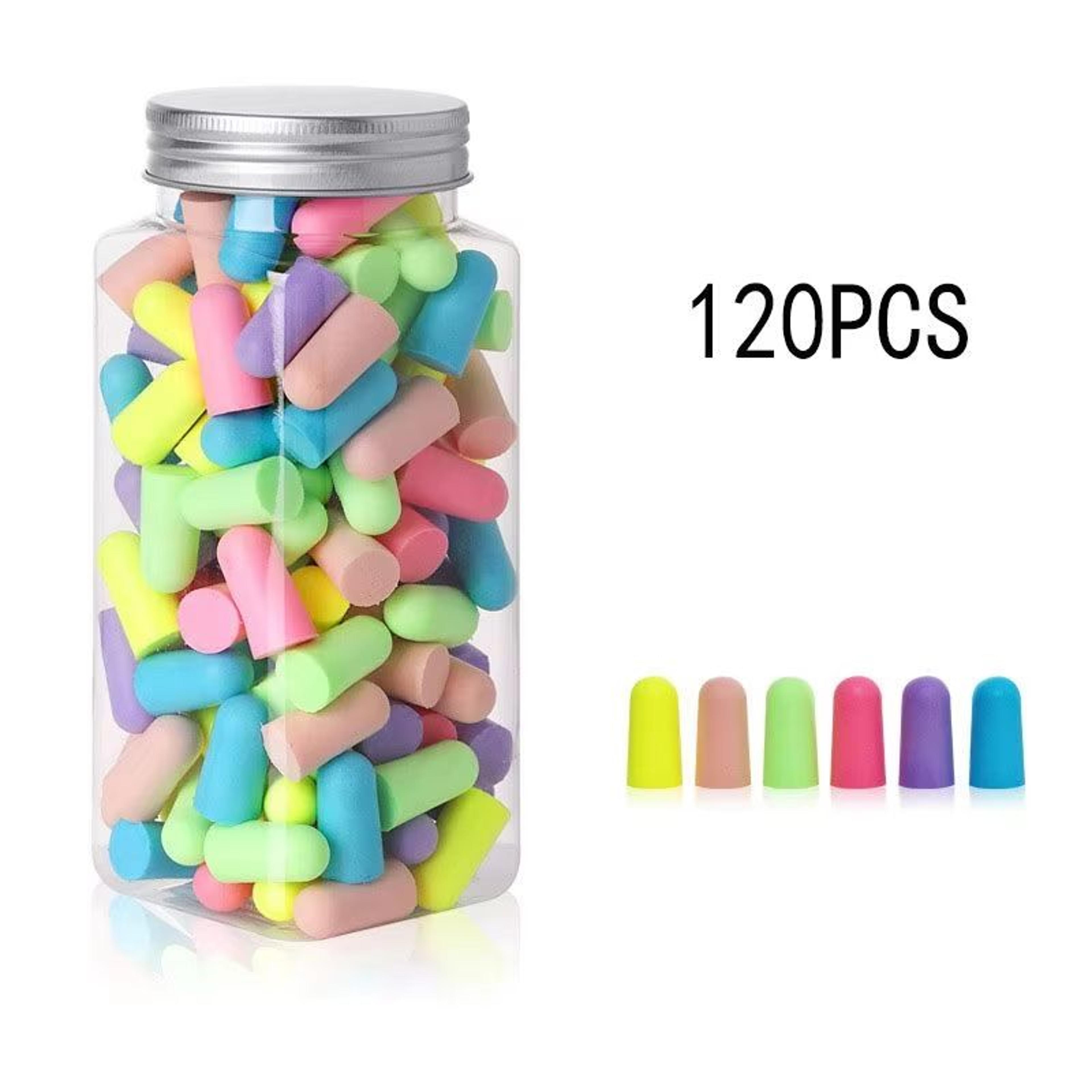 Bullet Type Foam Earplugs Set 24 60 120 Pcs Soft Noise Reduction Sleeping Ear Plugs 11