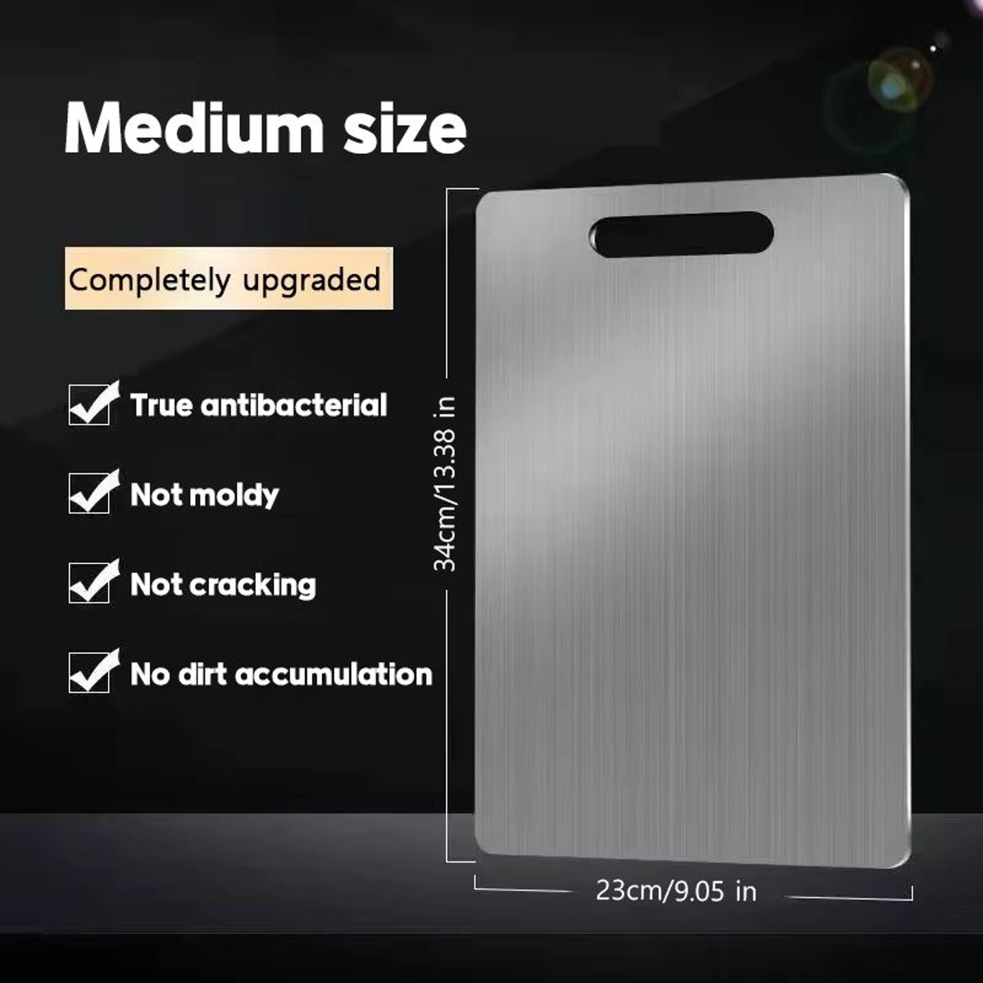 316 Stainless Steel Double Sided Cutting And Kneading Board  Hygienic Kitchen Prep Panel 7