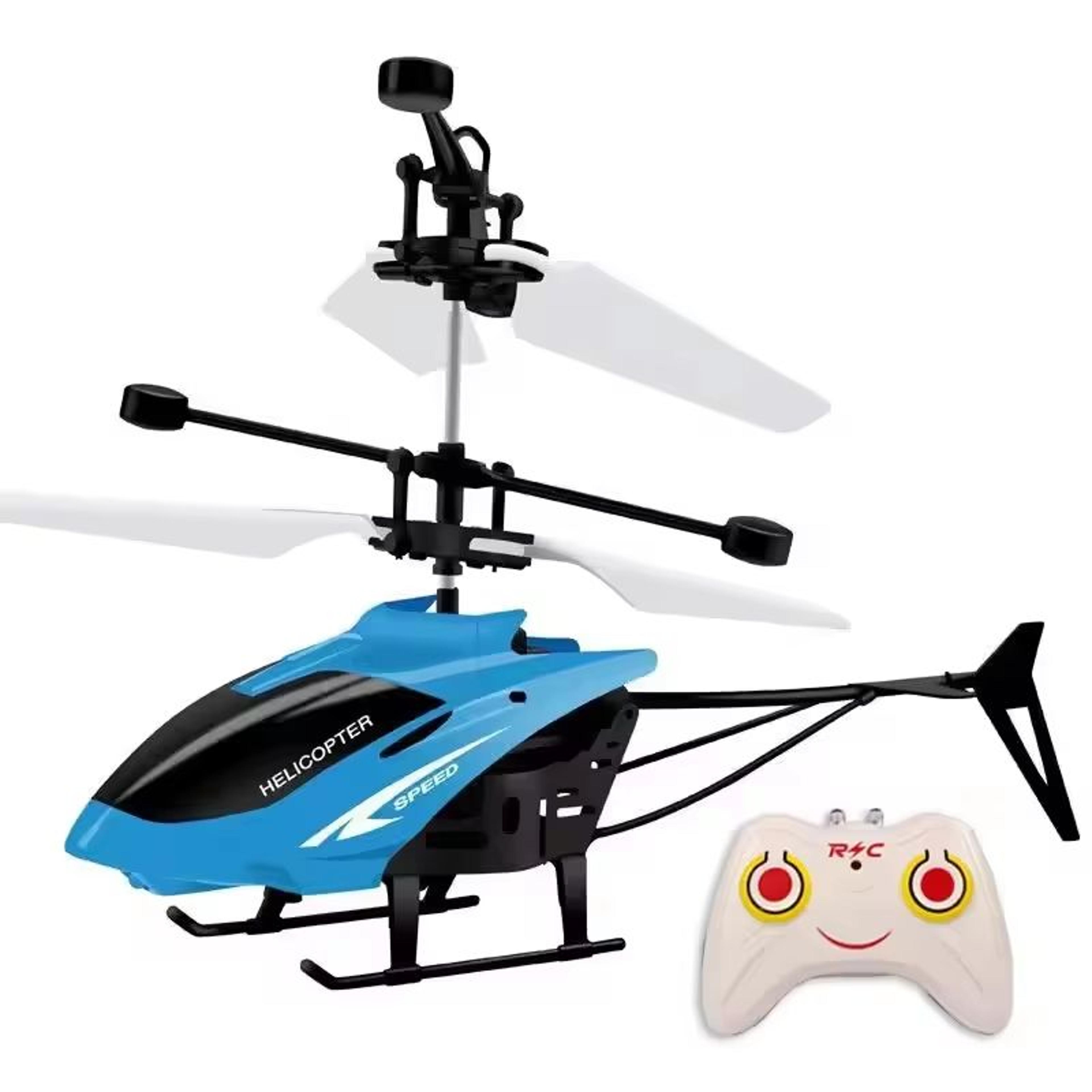 mini gesture control helicopter for kids - remote flying toy with lights