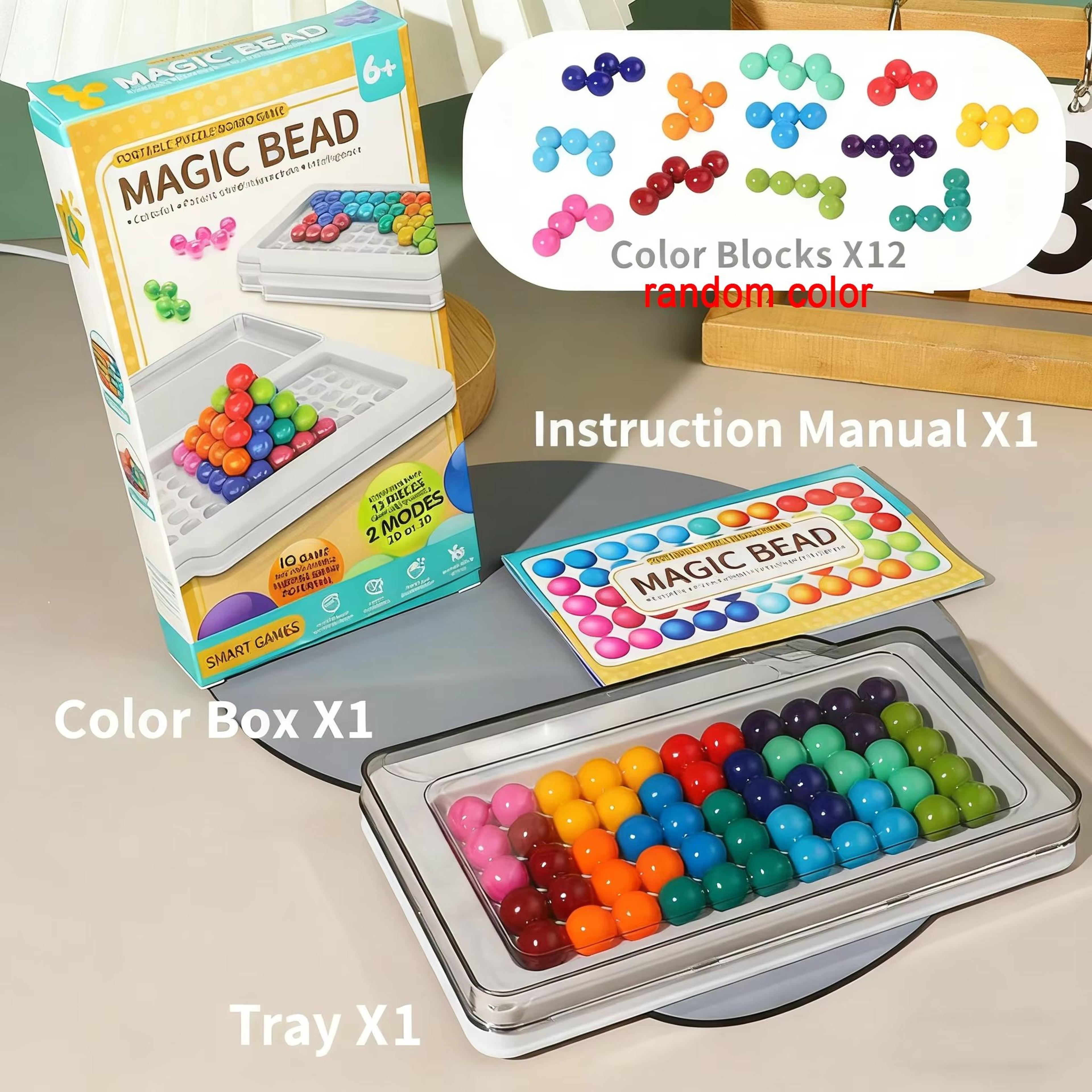BrainBlocks 40Challenge IQ Puzzle Game Set  12Piece 2D  3D Blocks For Kids Reasoning  Spatial Play 6