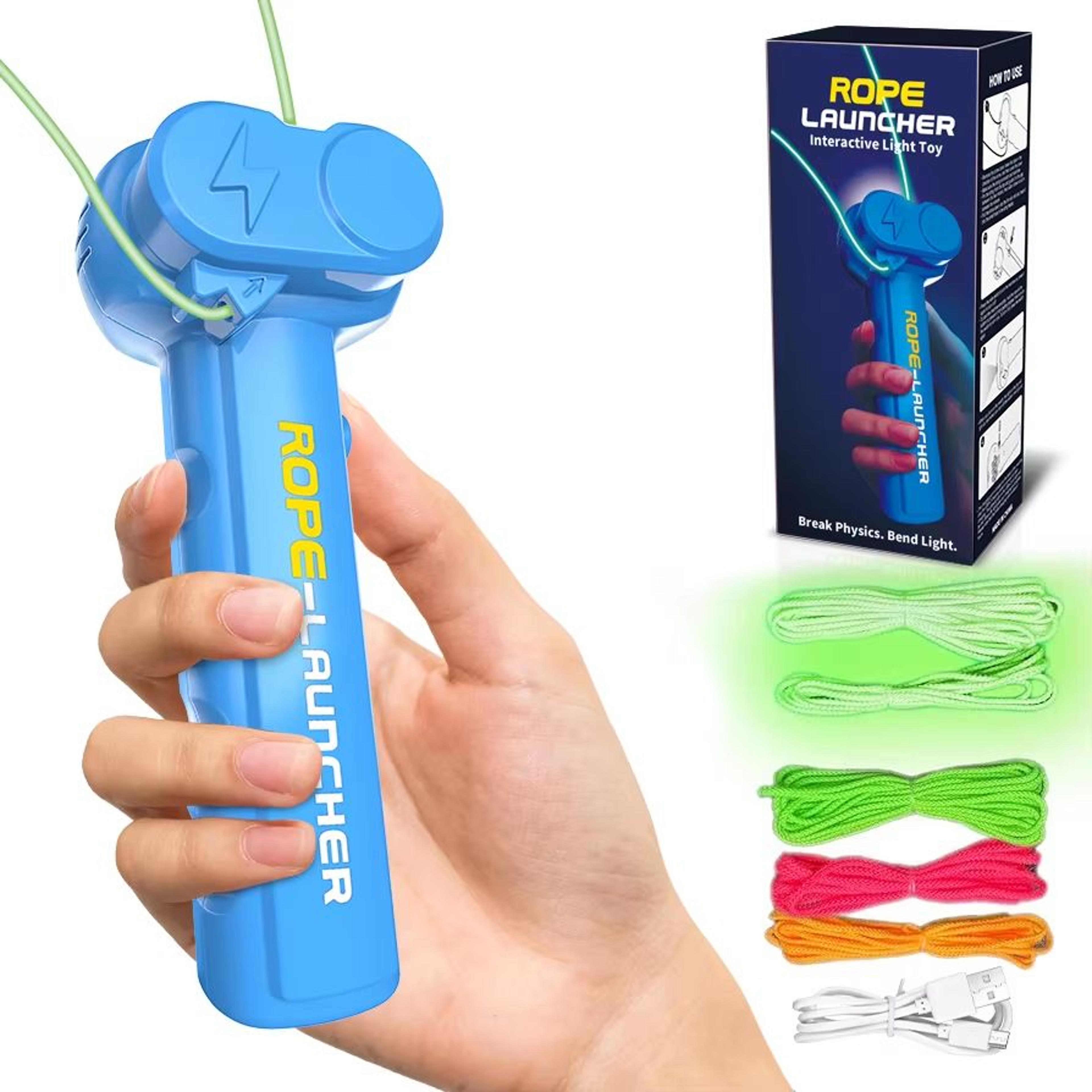 glowglow rope launcher light up toy for families and pets