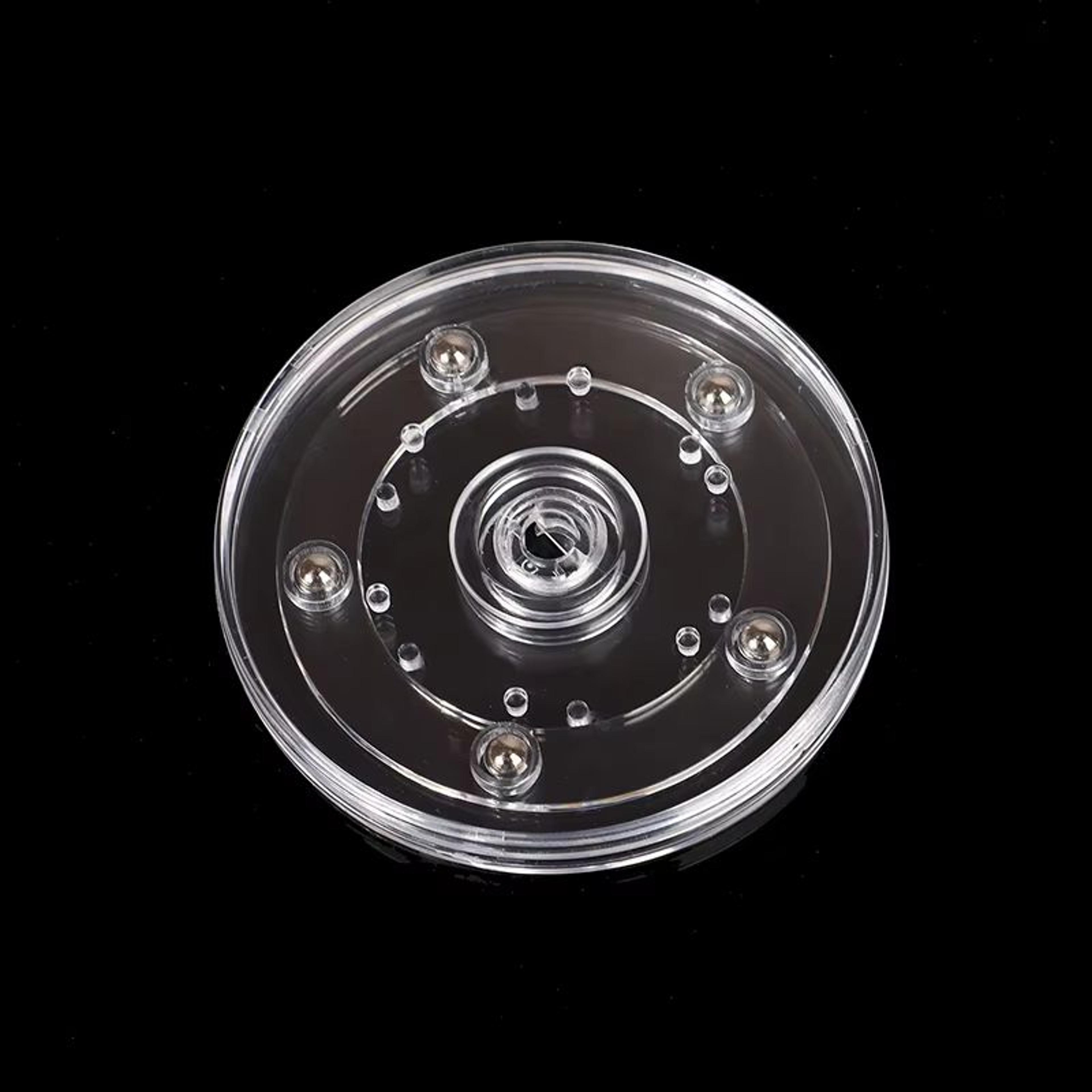 Transparent Acrylic Swivel Cookie Stand Turntable For Decorating Cookies And Desserts 6