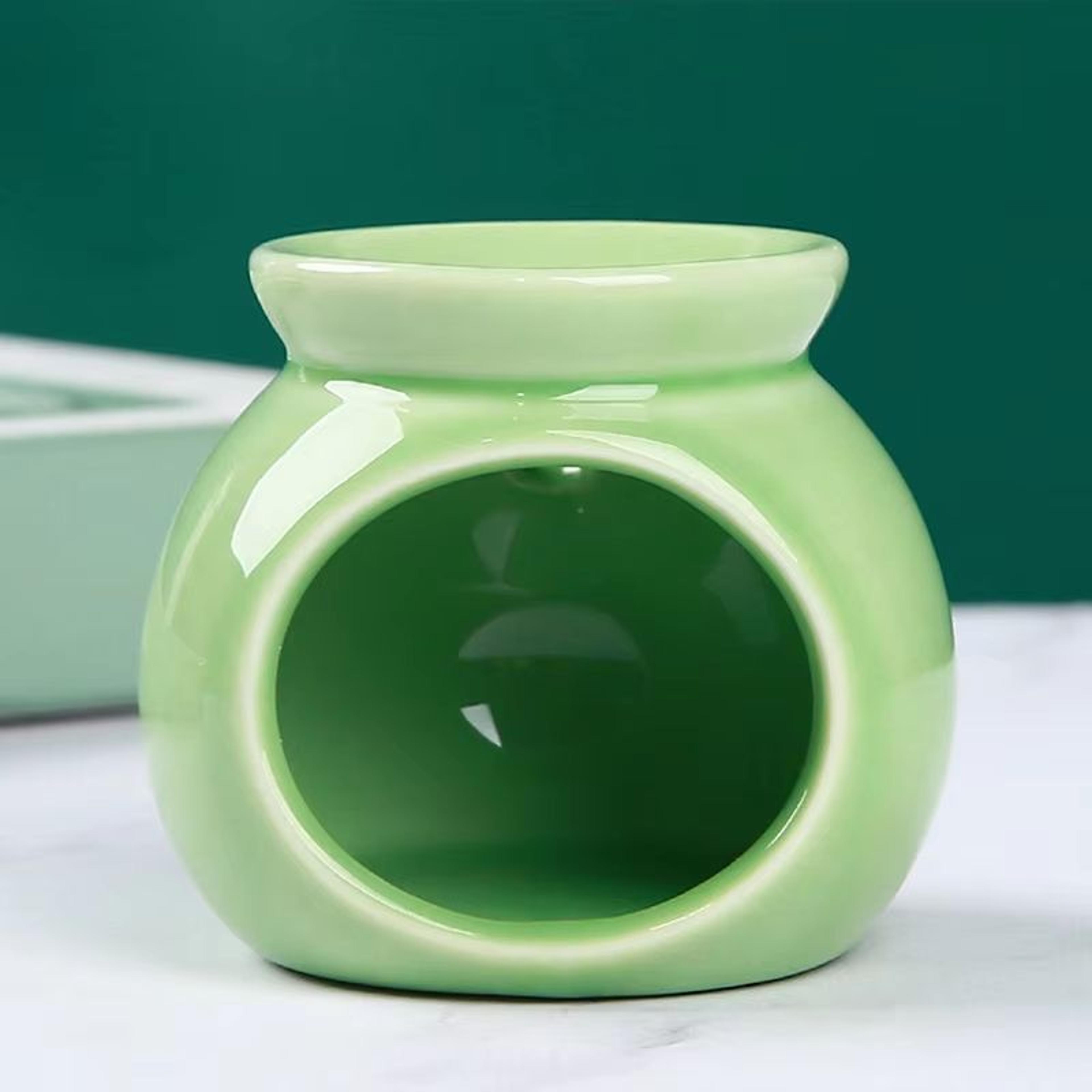 Porcelain Essential Oil Aroma Burner Ceramic Candle Diffuser Minimalist Home Aromatherapy Decor 12