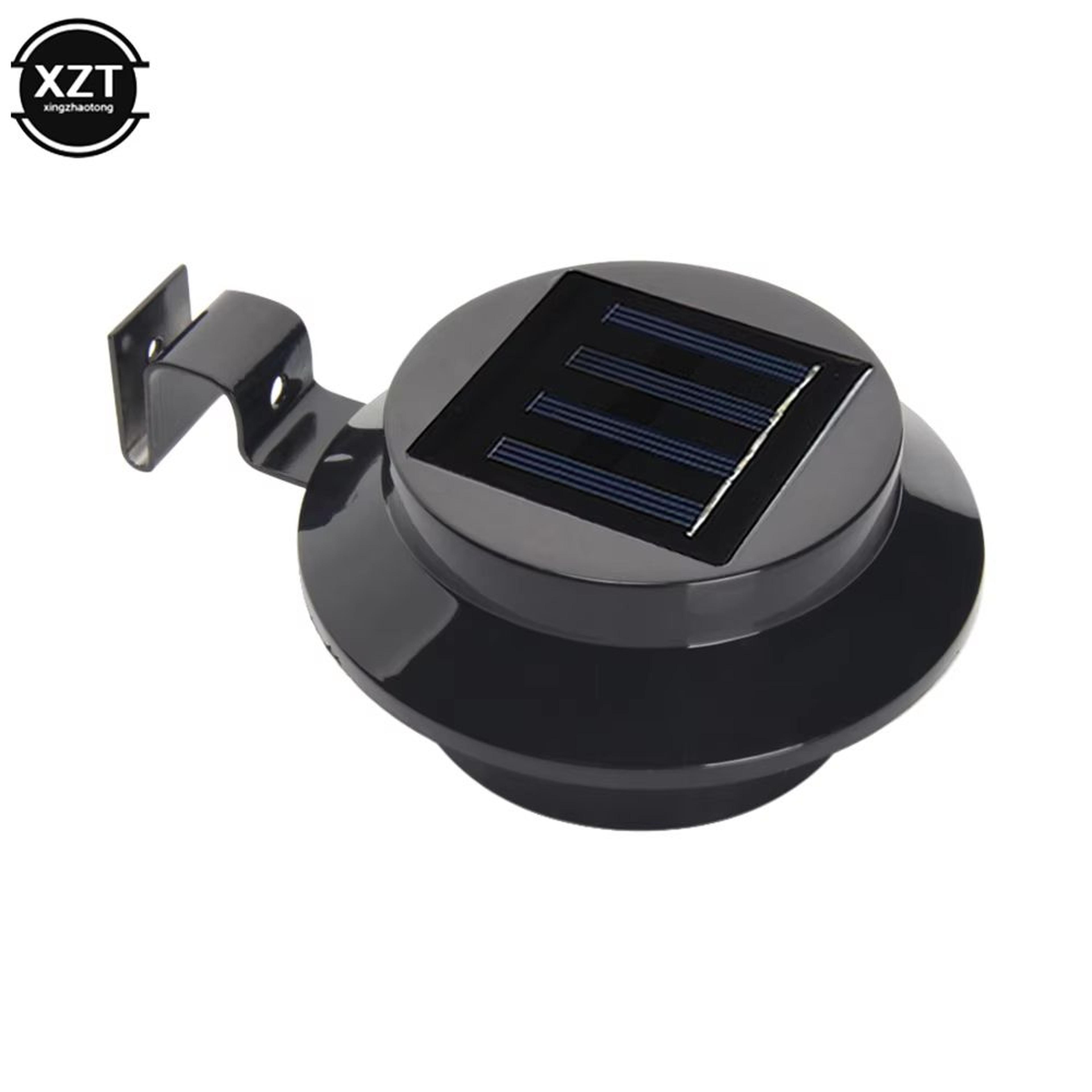 solar led 3-light spot garden and landscape fence light for outdoor decor