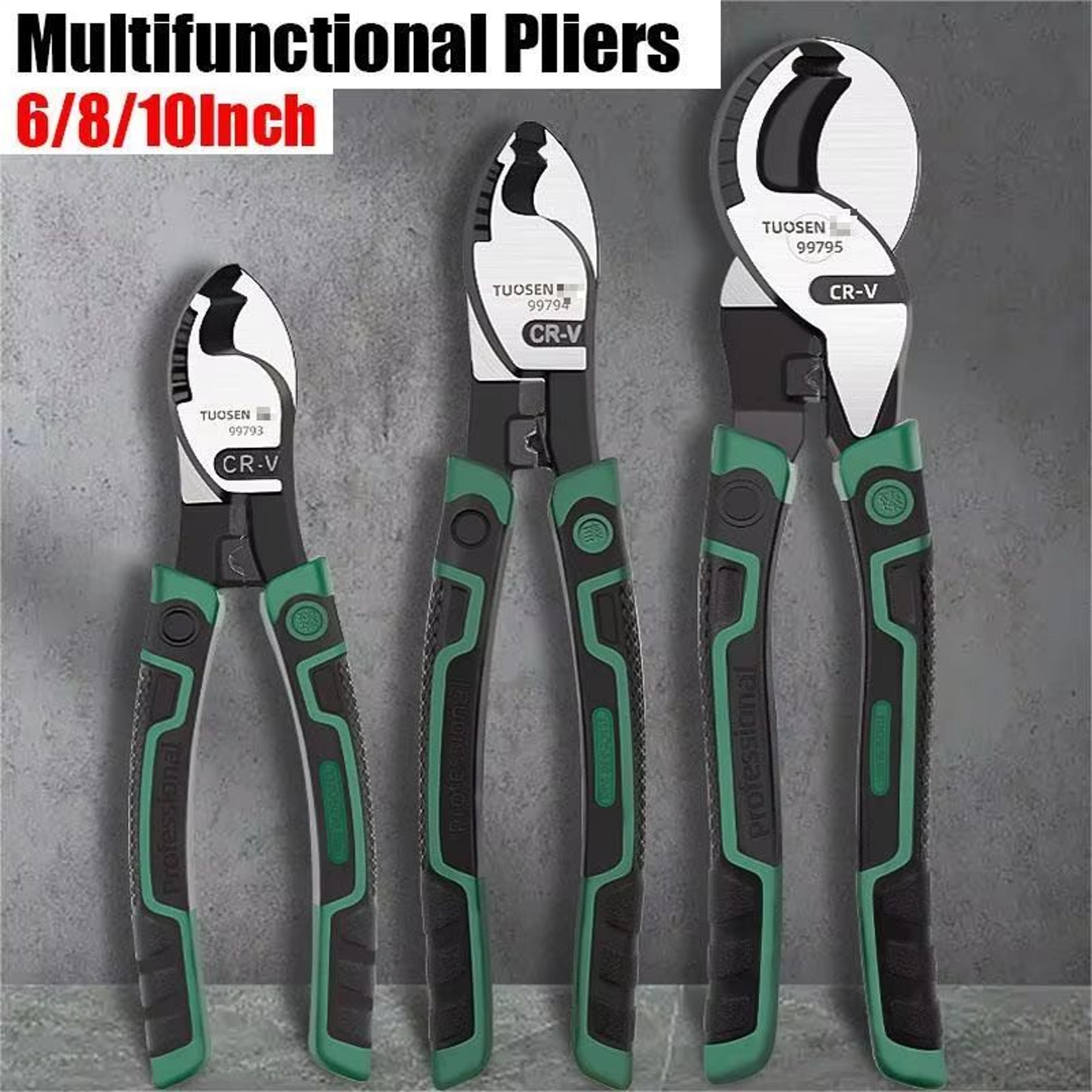 high carbon steel cable cutter pliers 6in 8in or 10in manual wire cutting tool
