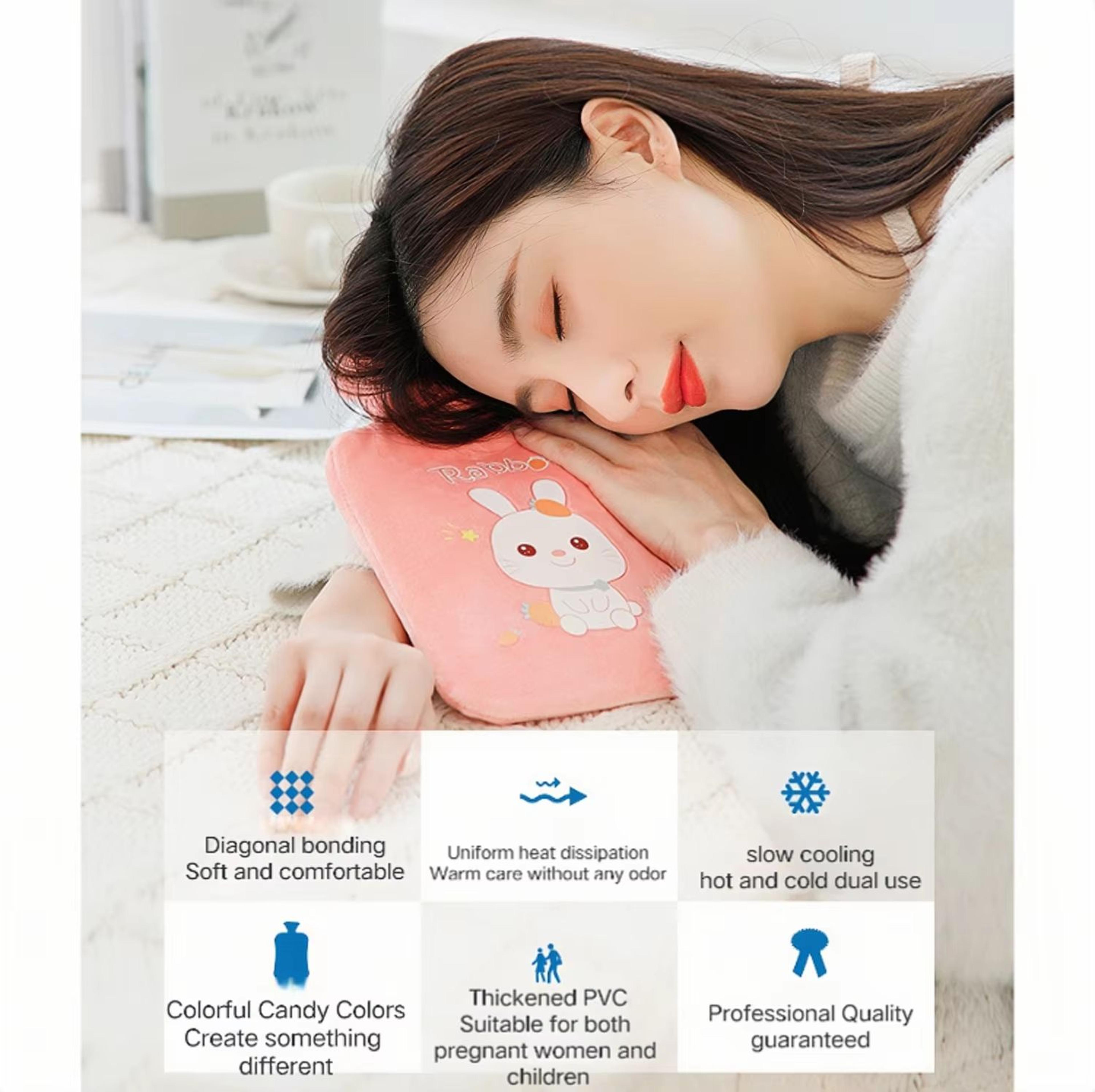 Thick PVC Insulated Hot Water Bottle ExplosionProof For LongLasting Warmth And HotCold Therapy 3