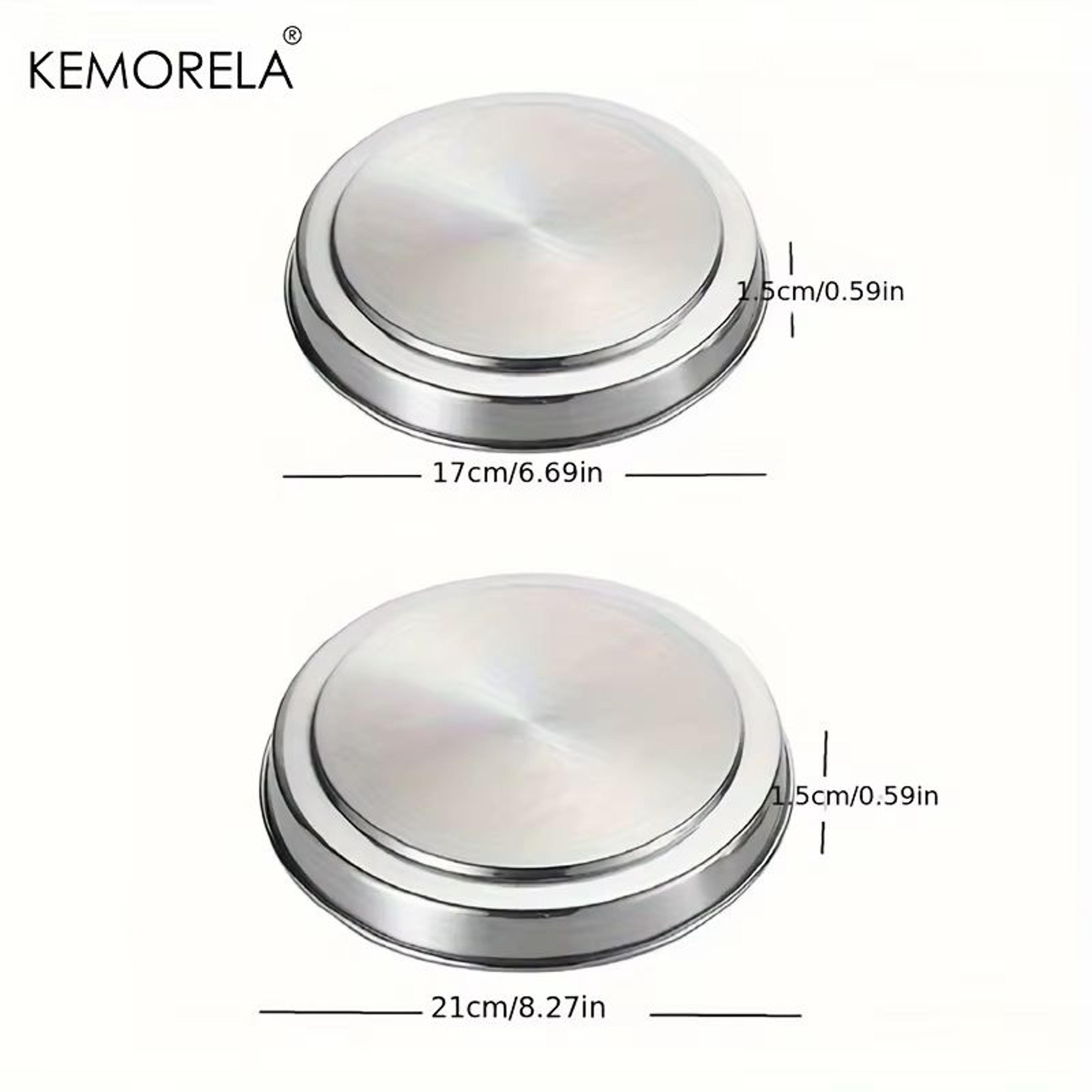 4Pack Stainless Steel Electric Stove Burner Covers 2 Small  2 Large Rustproof Round Cooktop Cover P 5