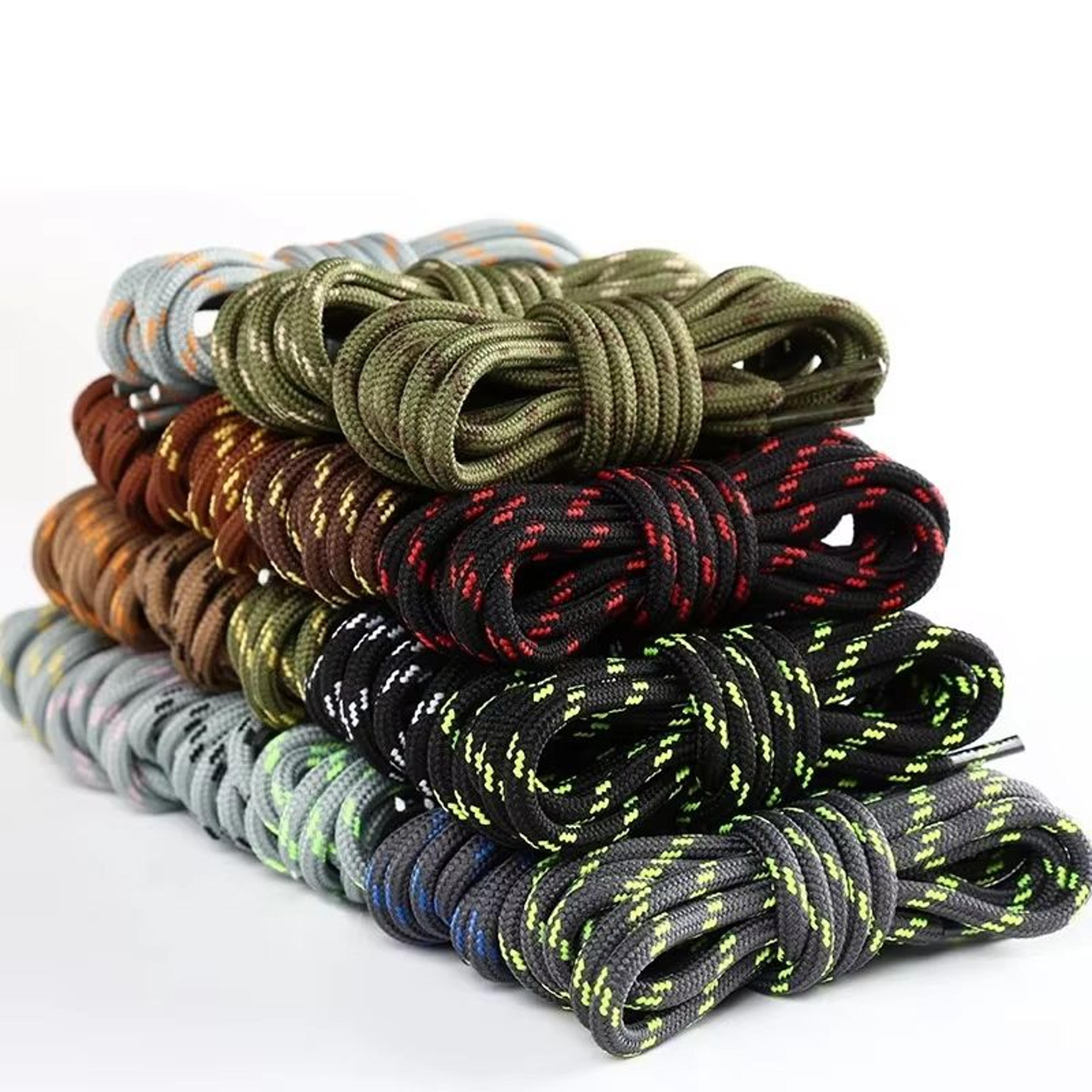 heavy-duty round outdoor shoelaces for hiking boot walking work boot