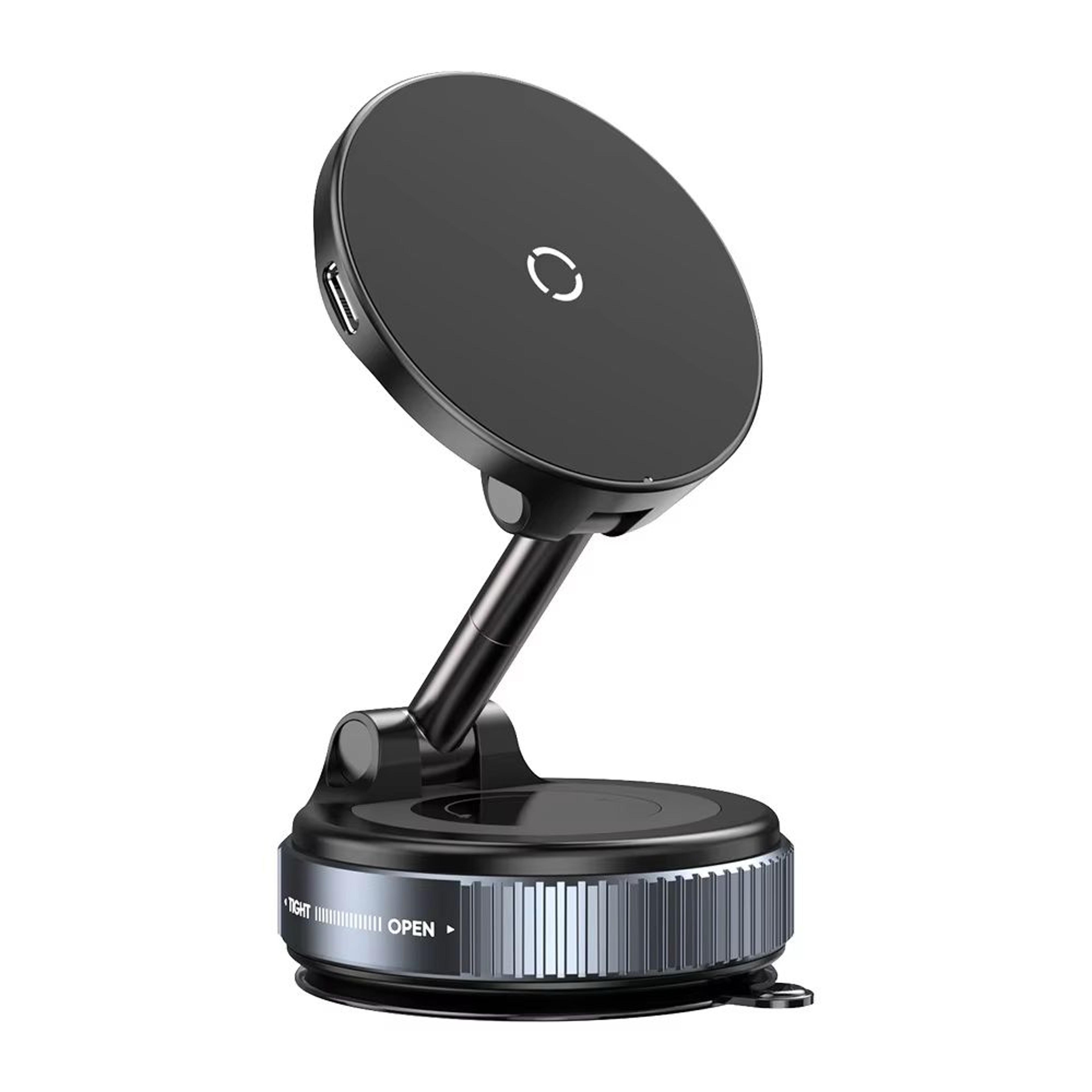 portable wireless magnetic phone holder with suction cup foldable navigation stand