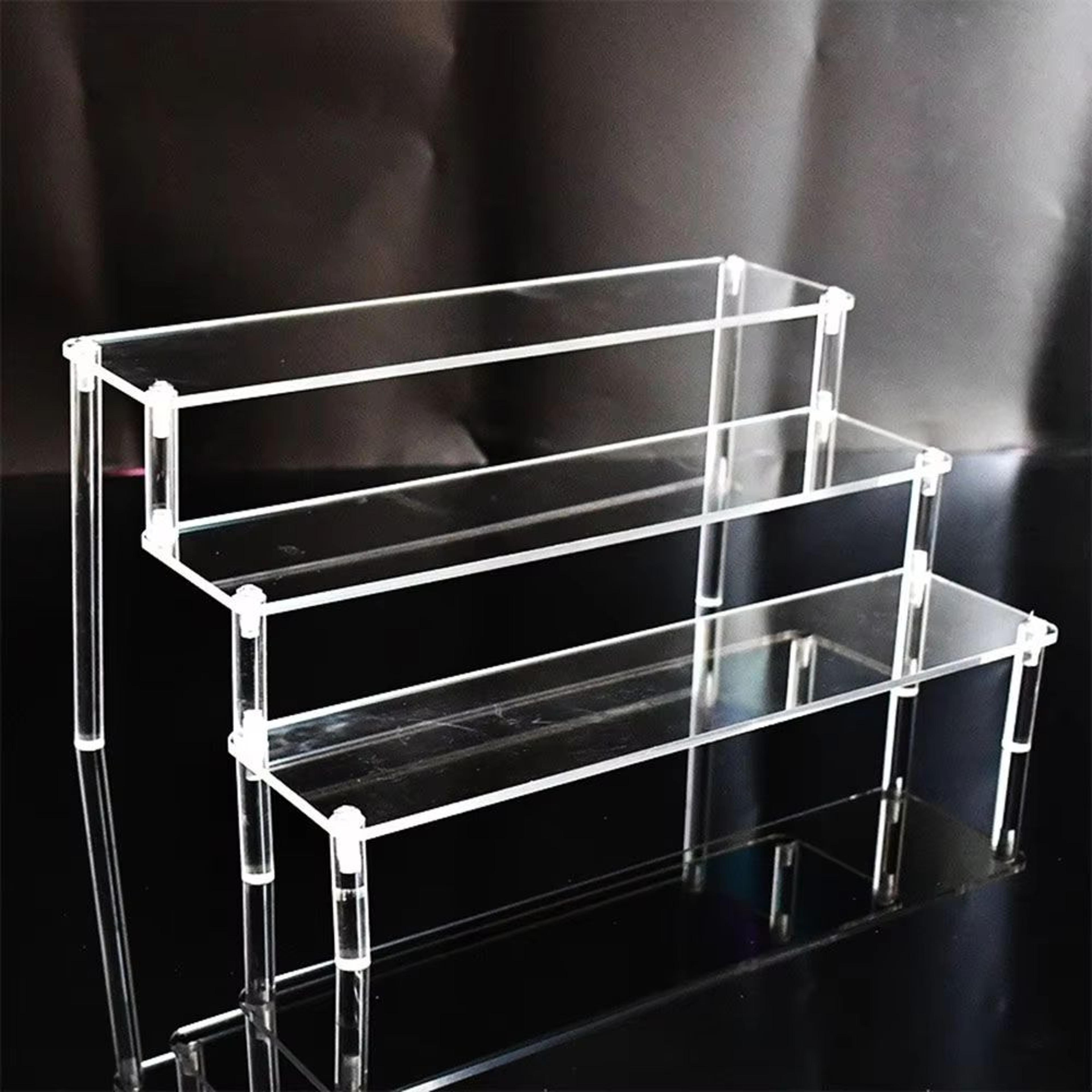 Acrylic Display Stand 15 Tier Transparent Rack For Cupcakes Perfume Dolls  Collectibles 1
