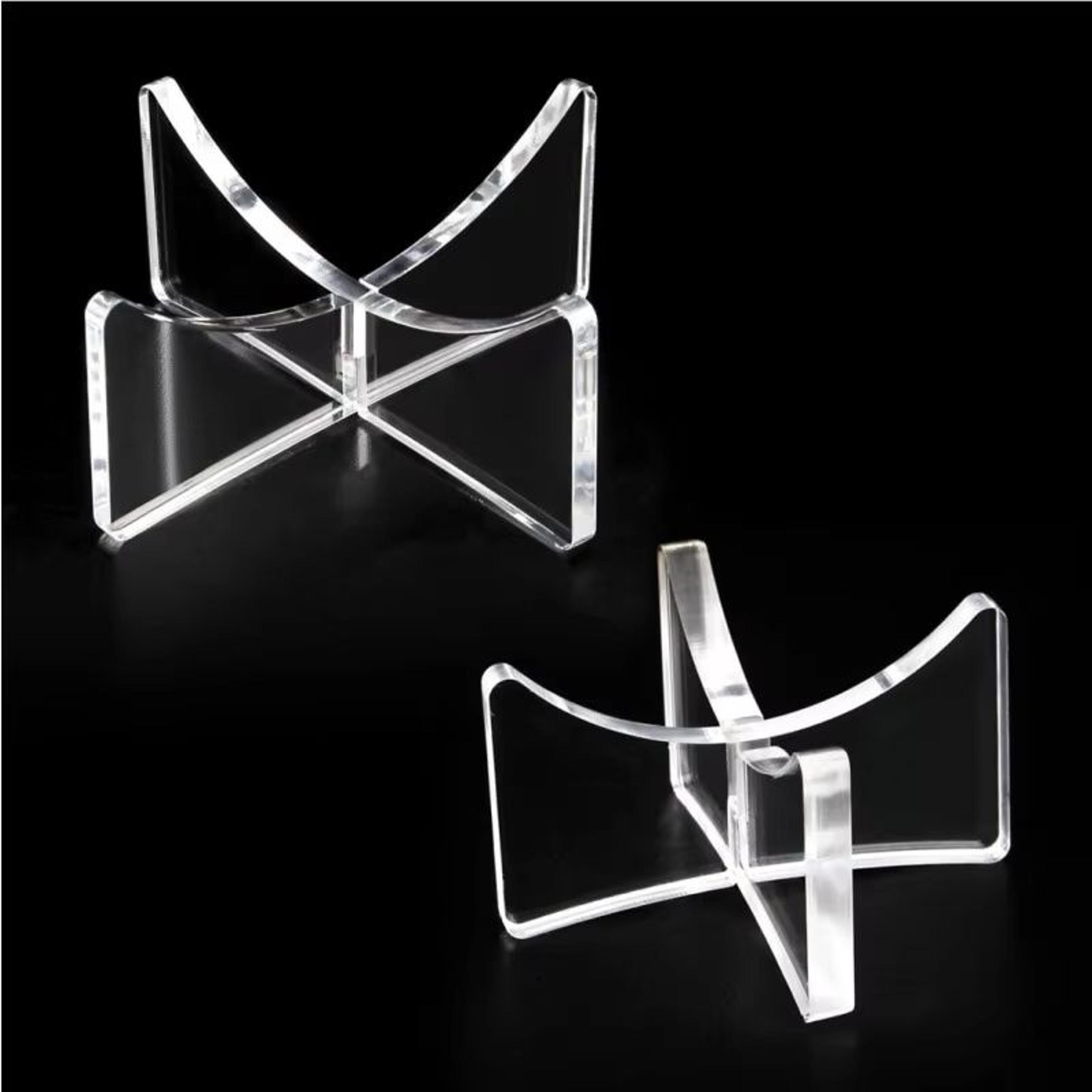 Transparent Acrylic Ball Display Stand Single Holder For Basketball Football Volleyball 3