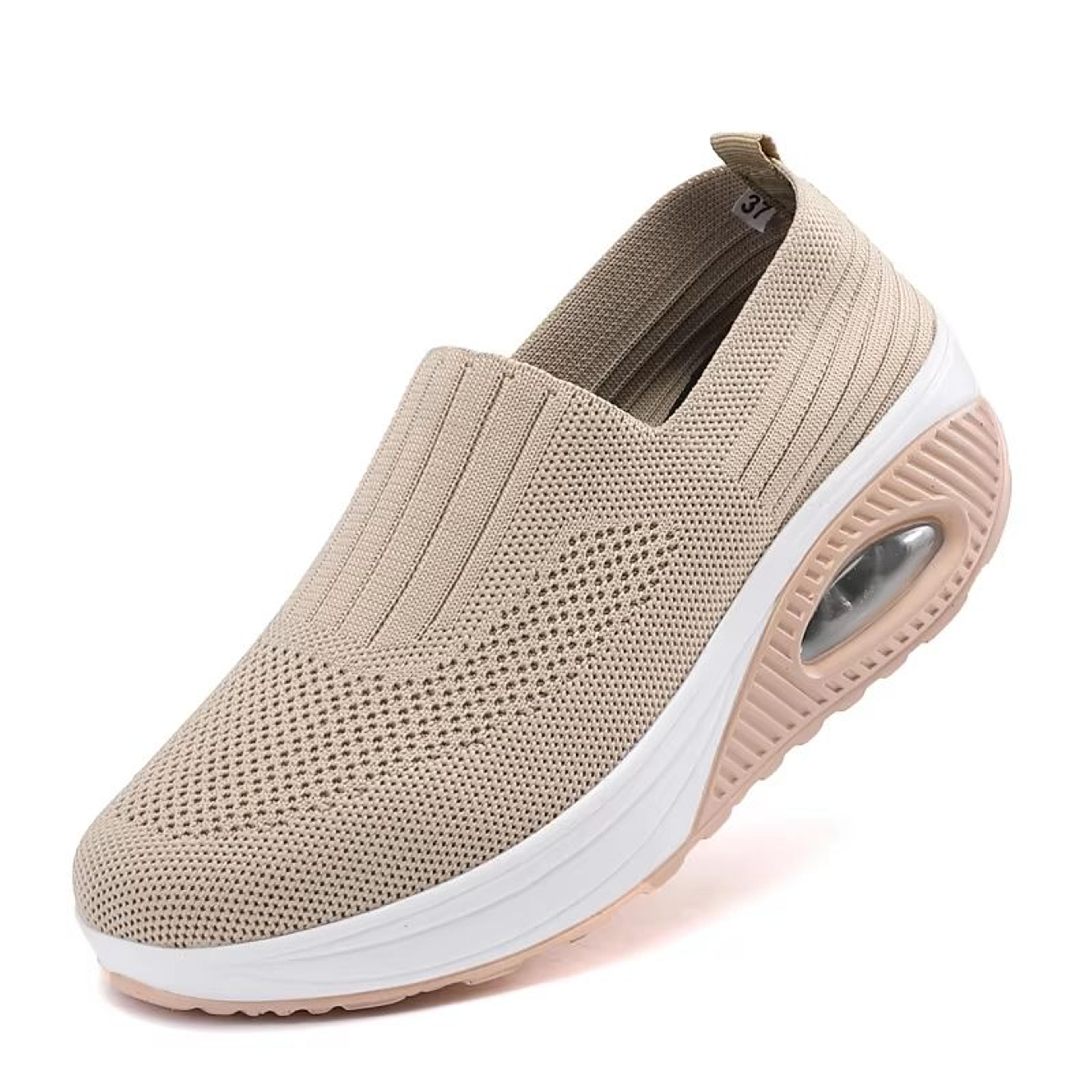 Womens Air Cushion Orthopedic Walking Shoes With NonSlip Wedge Sole 10