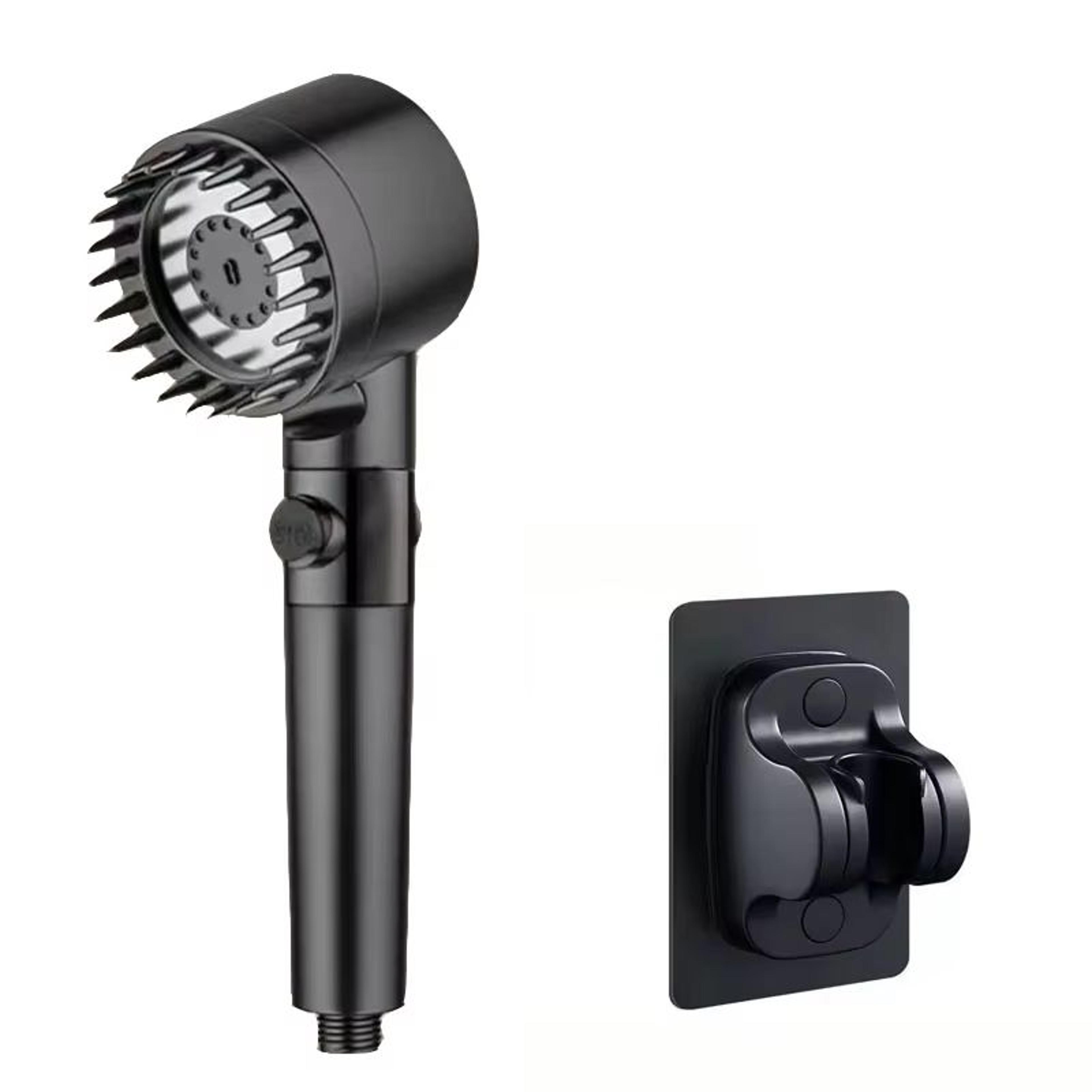 Portable ThreeSpeed Adjustable Shower Head With BuiltIn Head Massage Filter 9