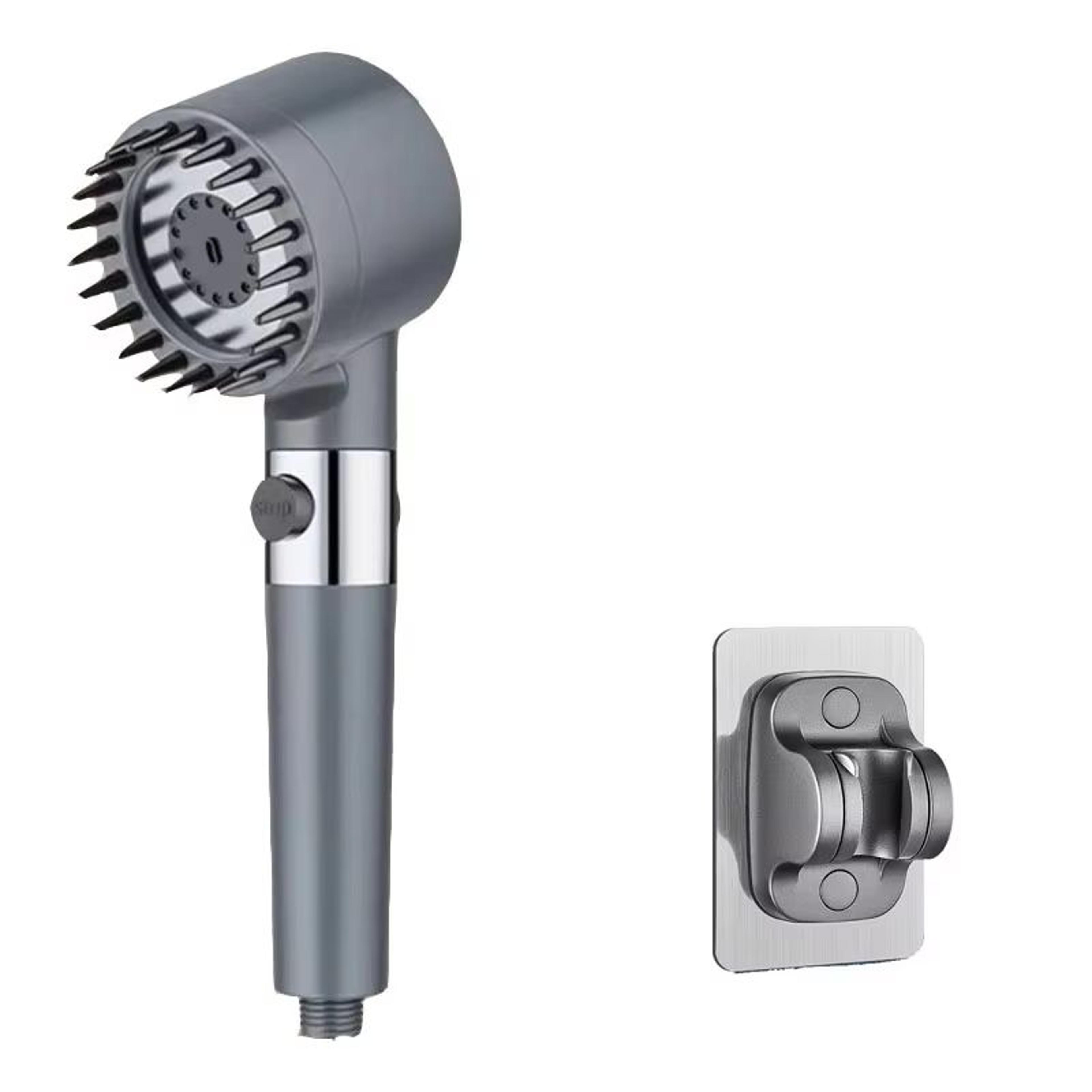 Portable ThreeSpeed Adjustable Shower Head With BuiltIn Head Massage Filter 13