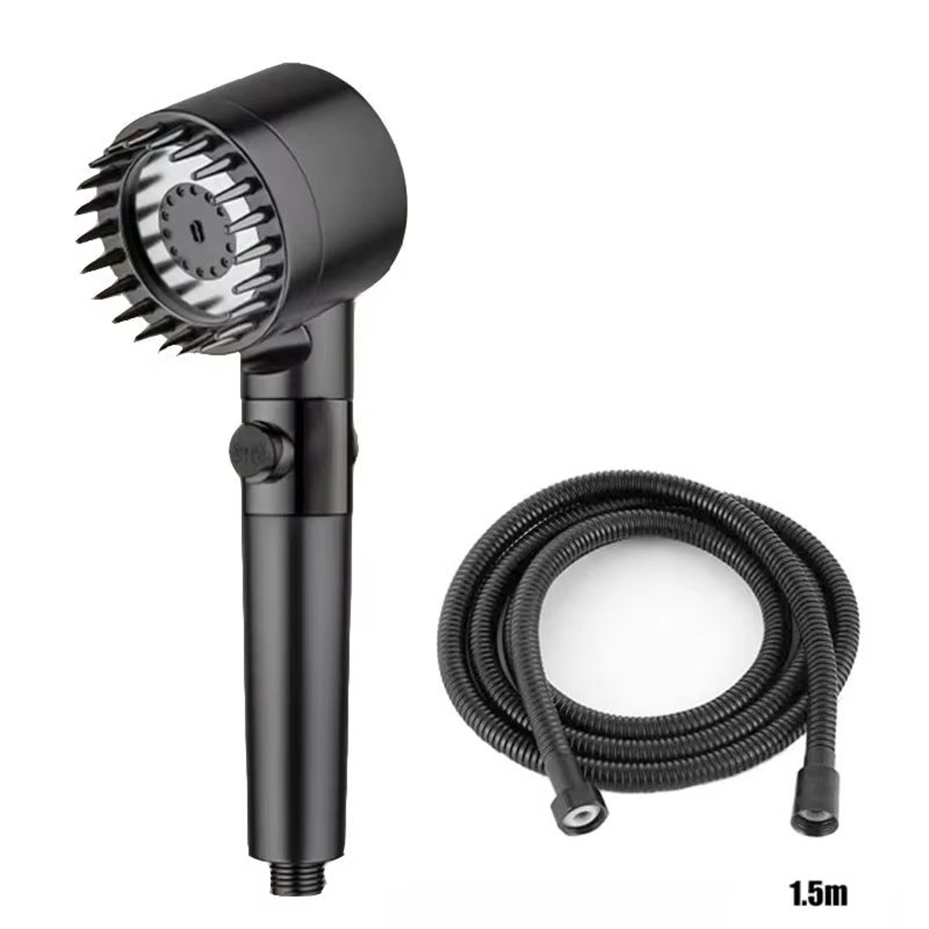Portable ThreeSpeed Adjustable Shower Head With BuiltIn Head Massage Filter 14