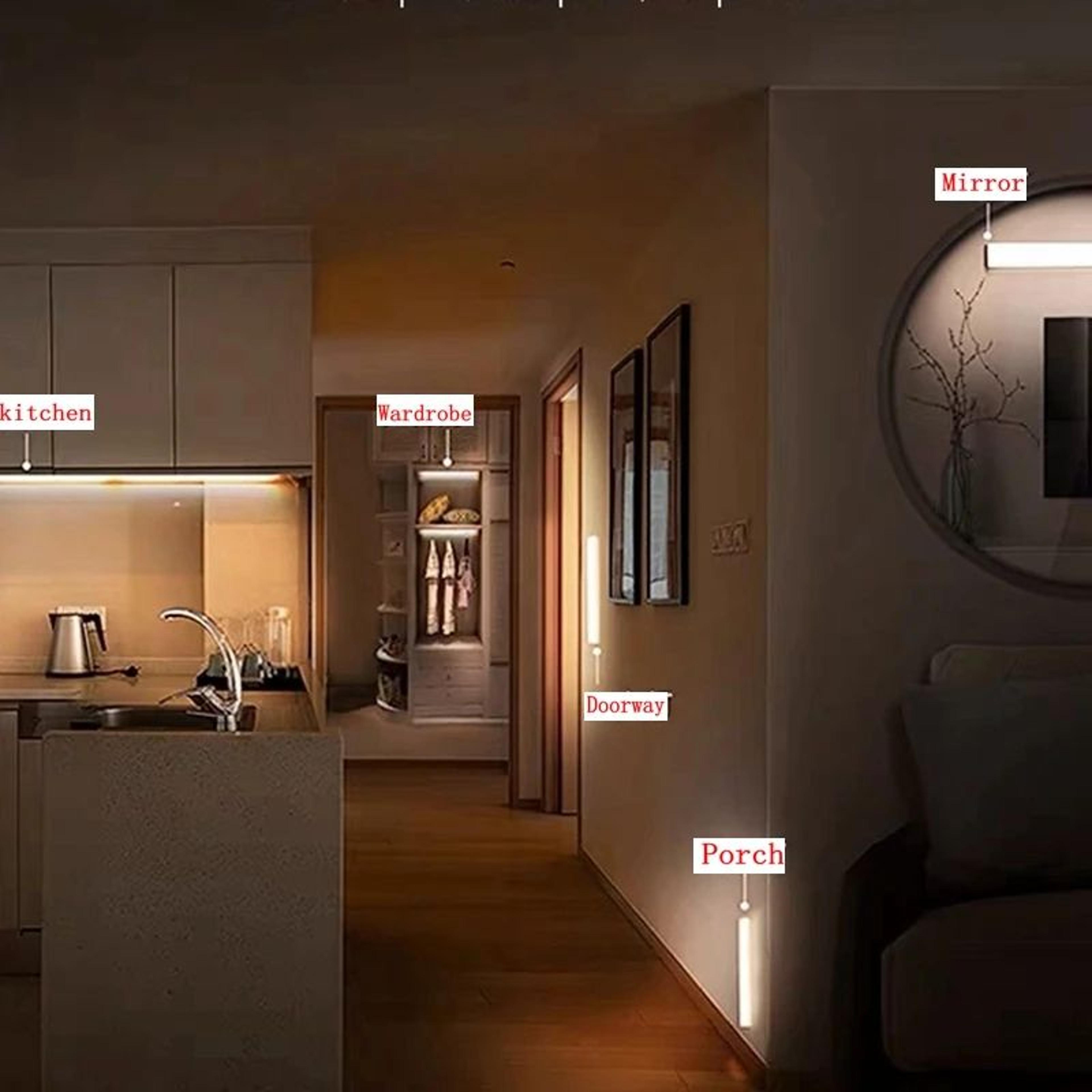 Wireless Rechargeable Motion Sensor LED Night Light With TypeC Charging 1