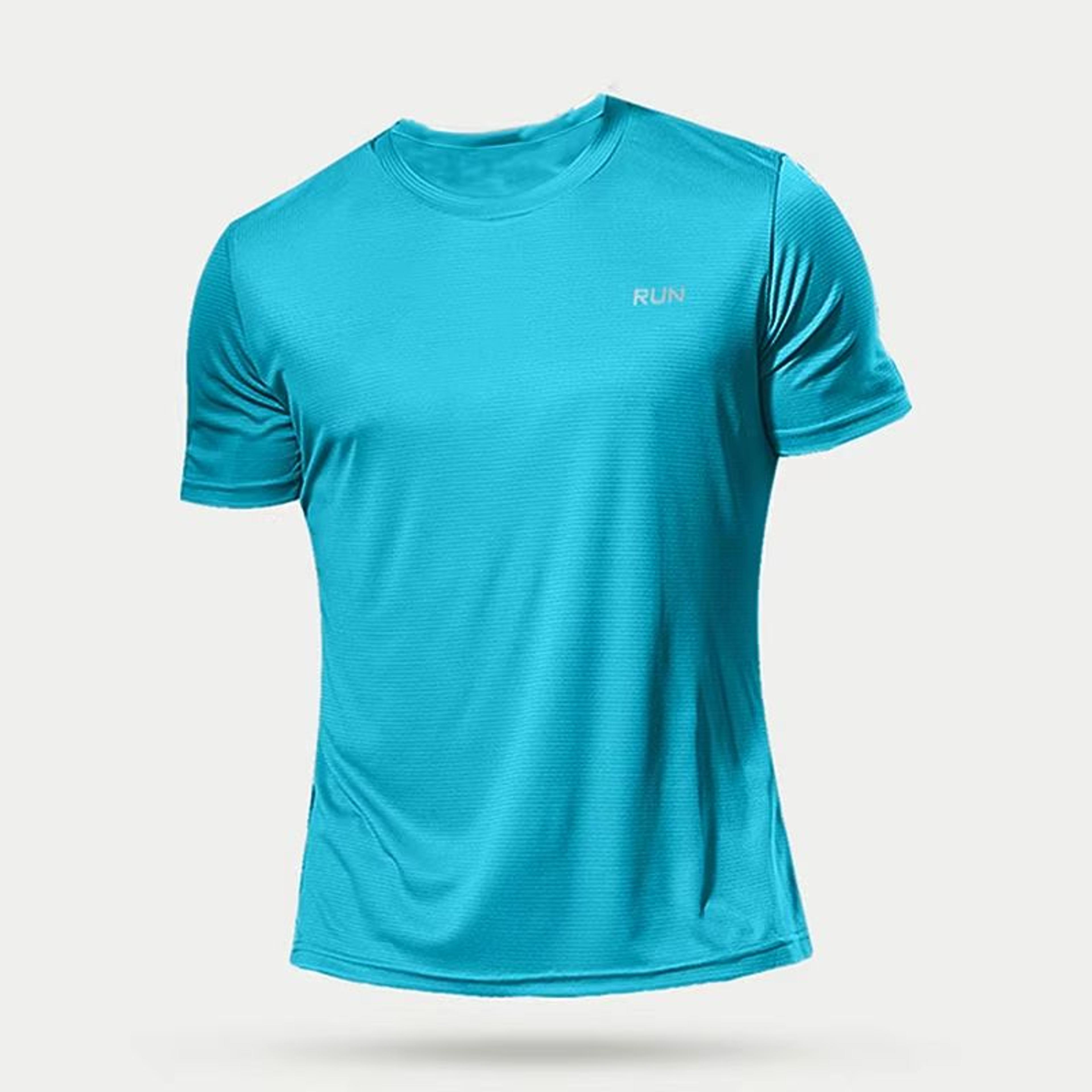 Mens QuickDry Compression Running  Soccer Sports TShirt 13