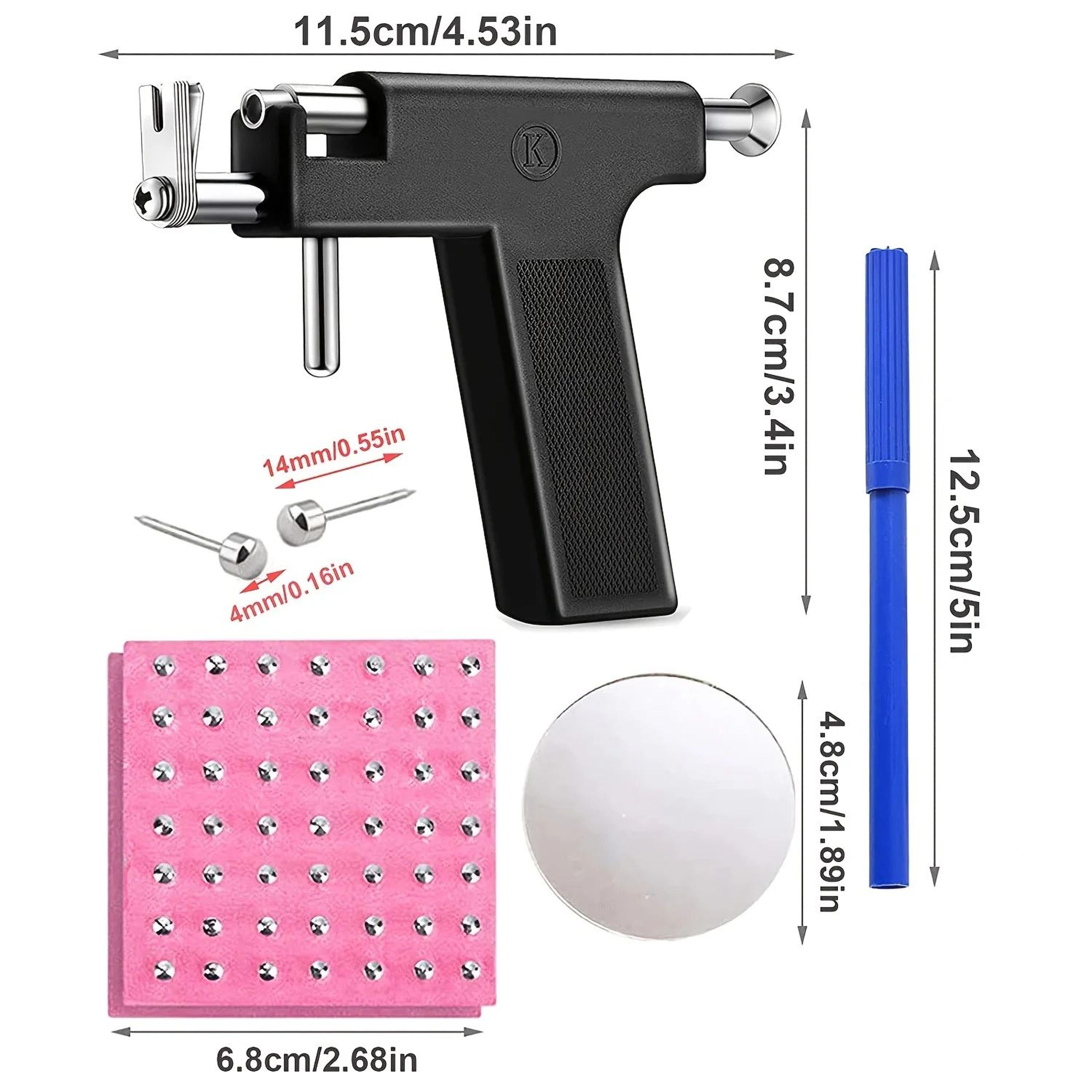Professional Ear Piercing Gun Tool Set With 98 Stainless Steel Studs For Ears Nose And Body 2