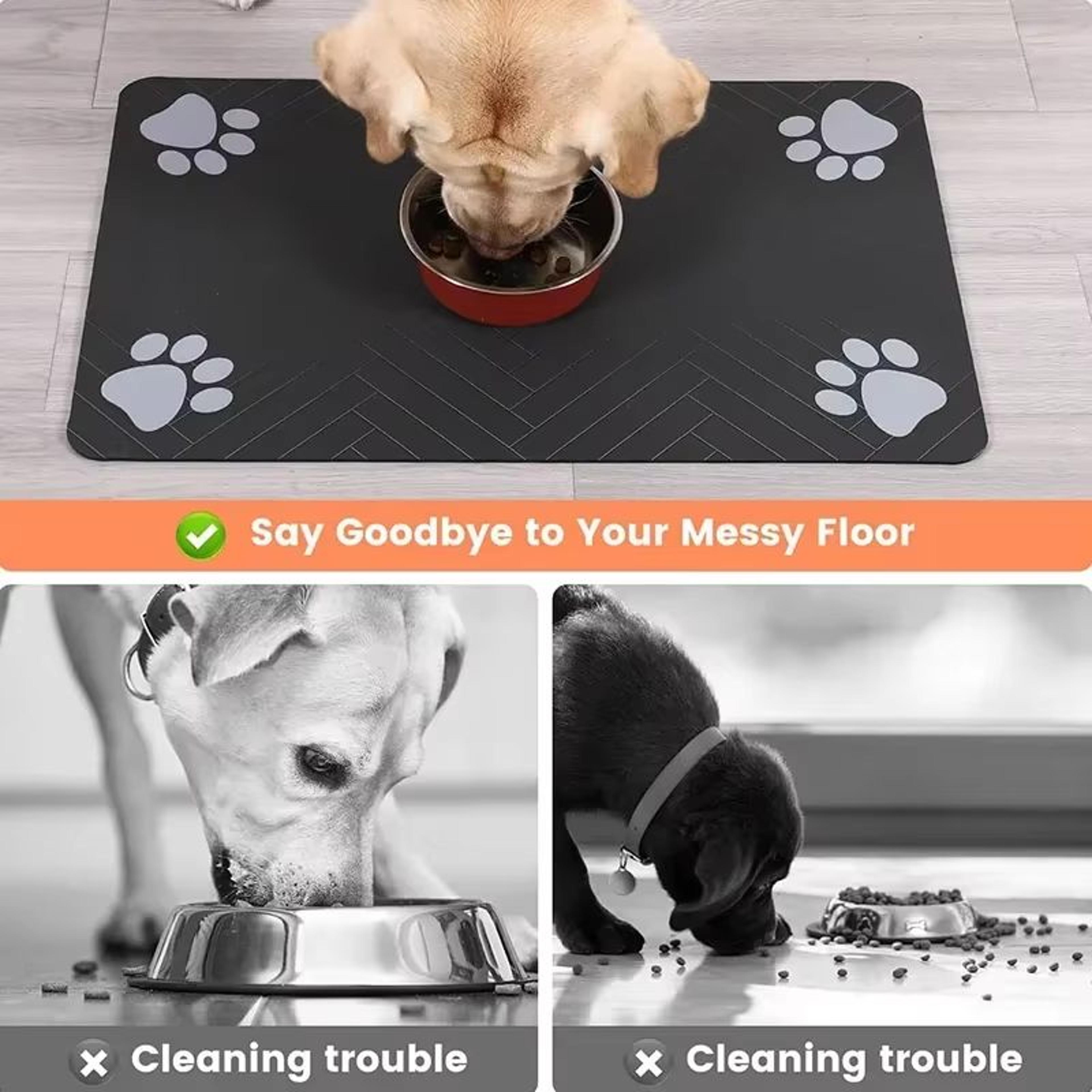 Waterproof QuickDry Pet Feeding Placemat For Dog And Cat Bowls 2