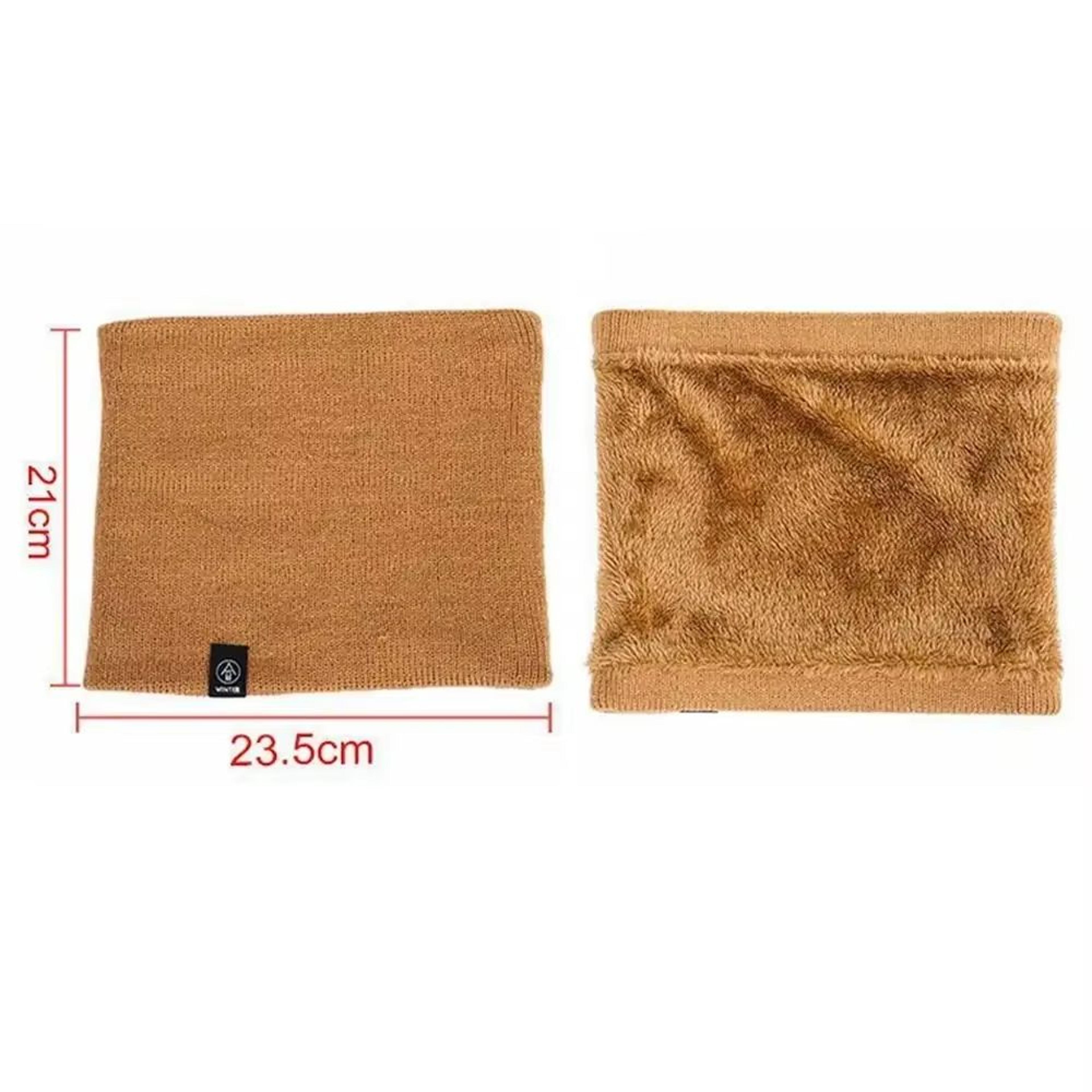 Fashion Soft Knitted Neck Warmer Scarf Thick ColdProof Winter Face Cover 2