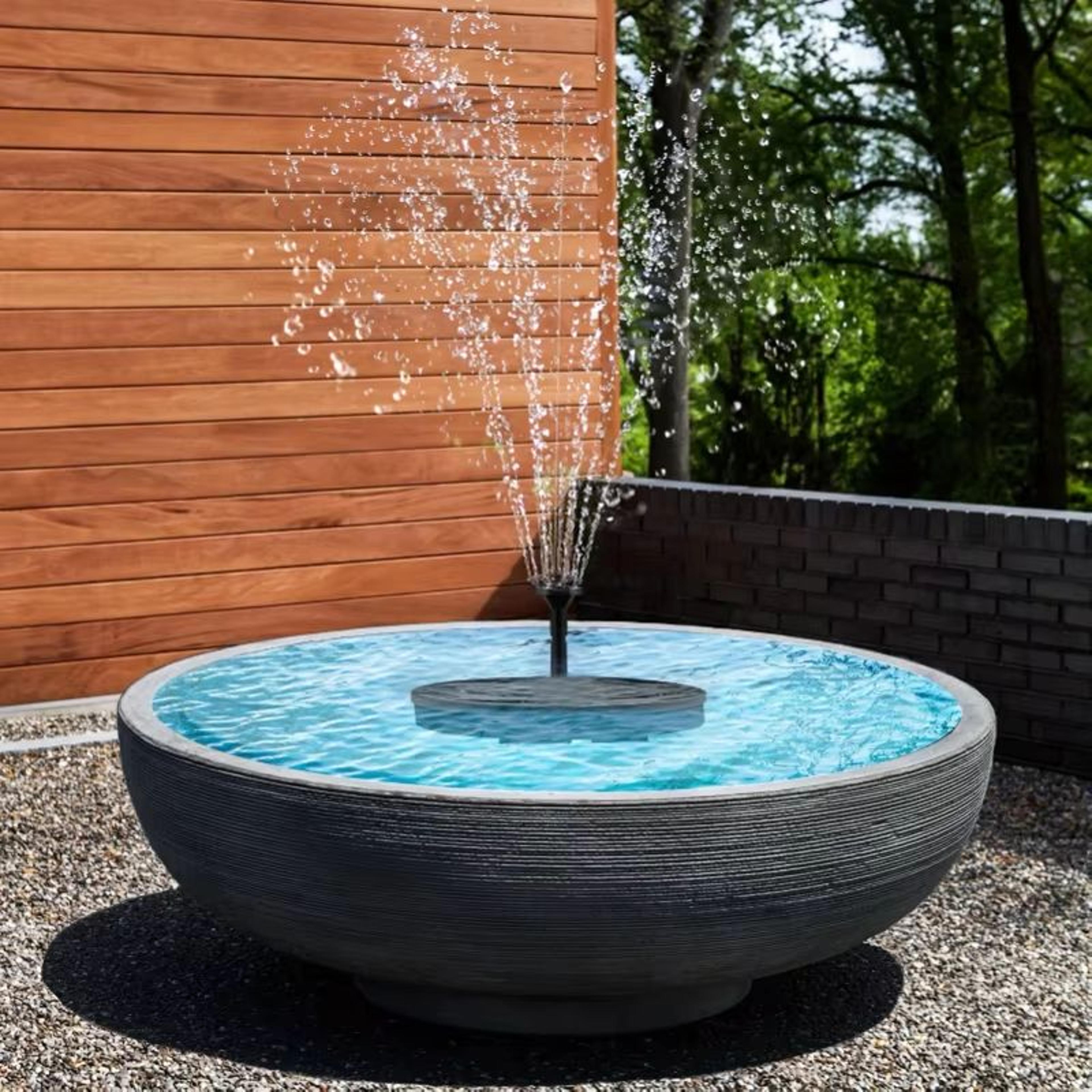 solar powered outdoor fountain pump for garden pond pool