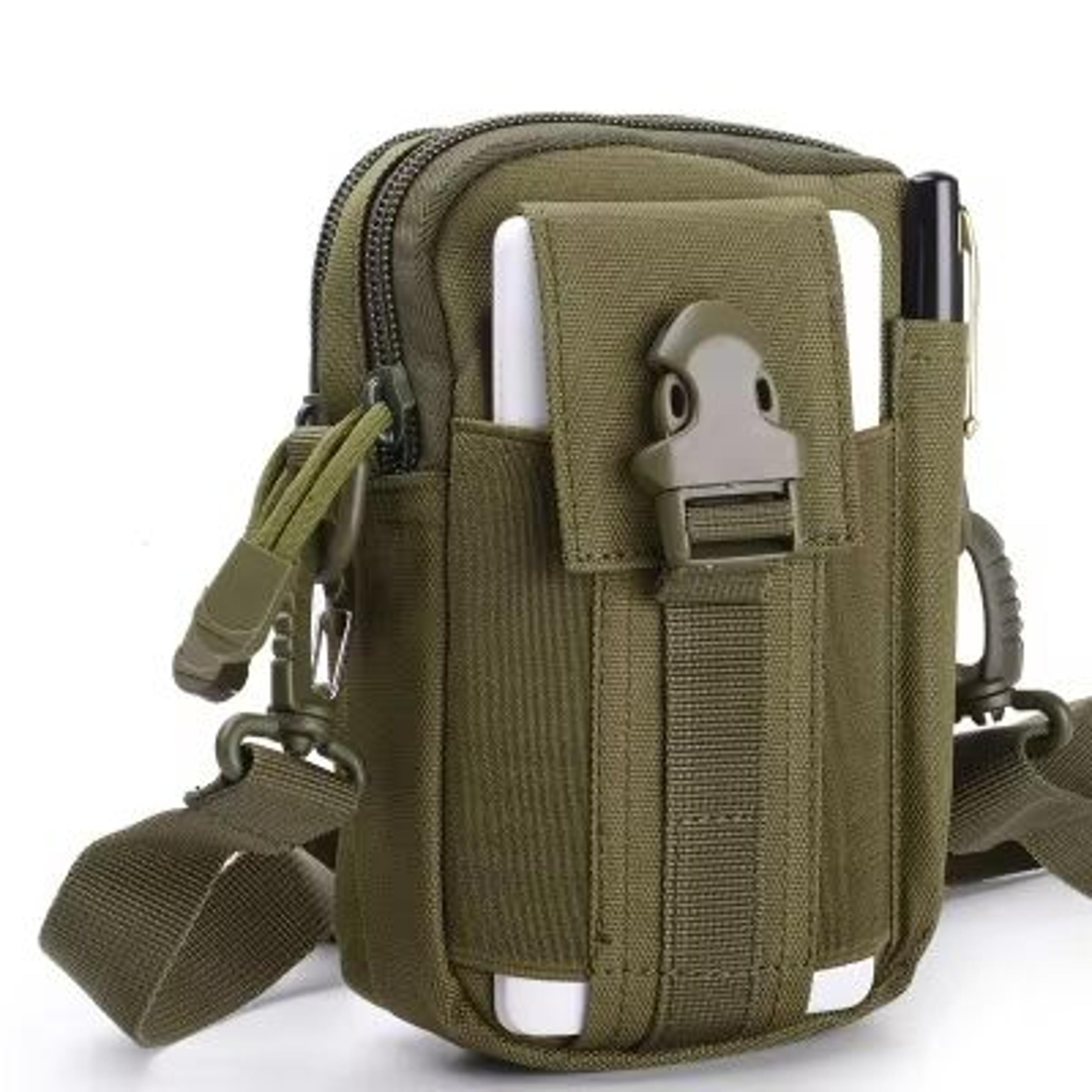 Waterproof Nylon Mobile Phone Waist Bag For Men 6